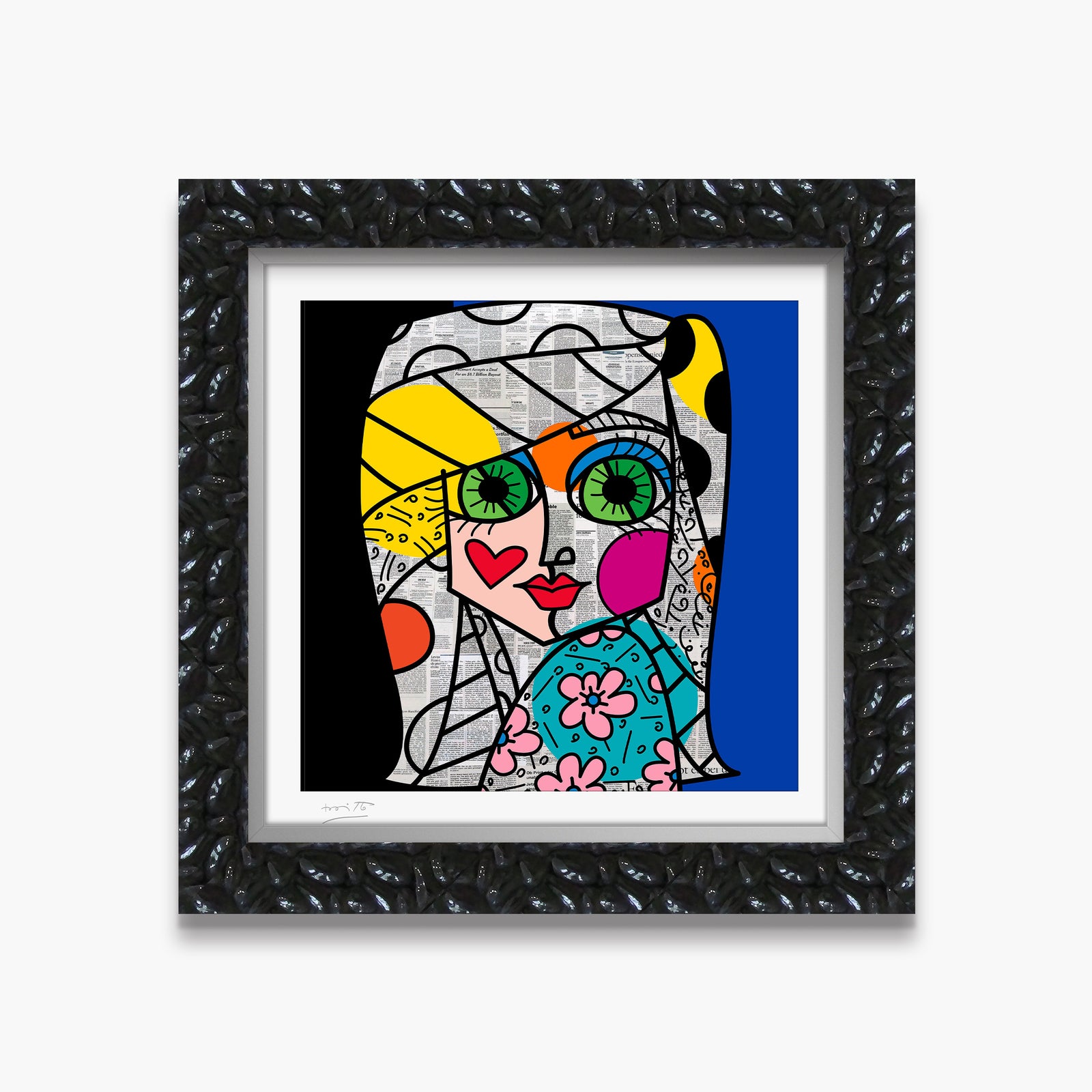 green eyes limited edition print colorful decorative collectible gift idea
