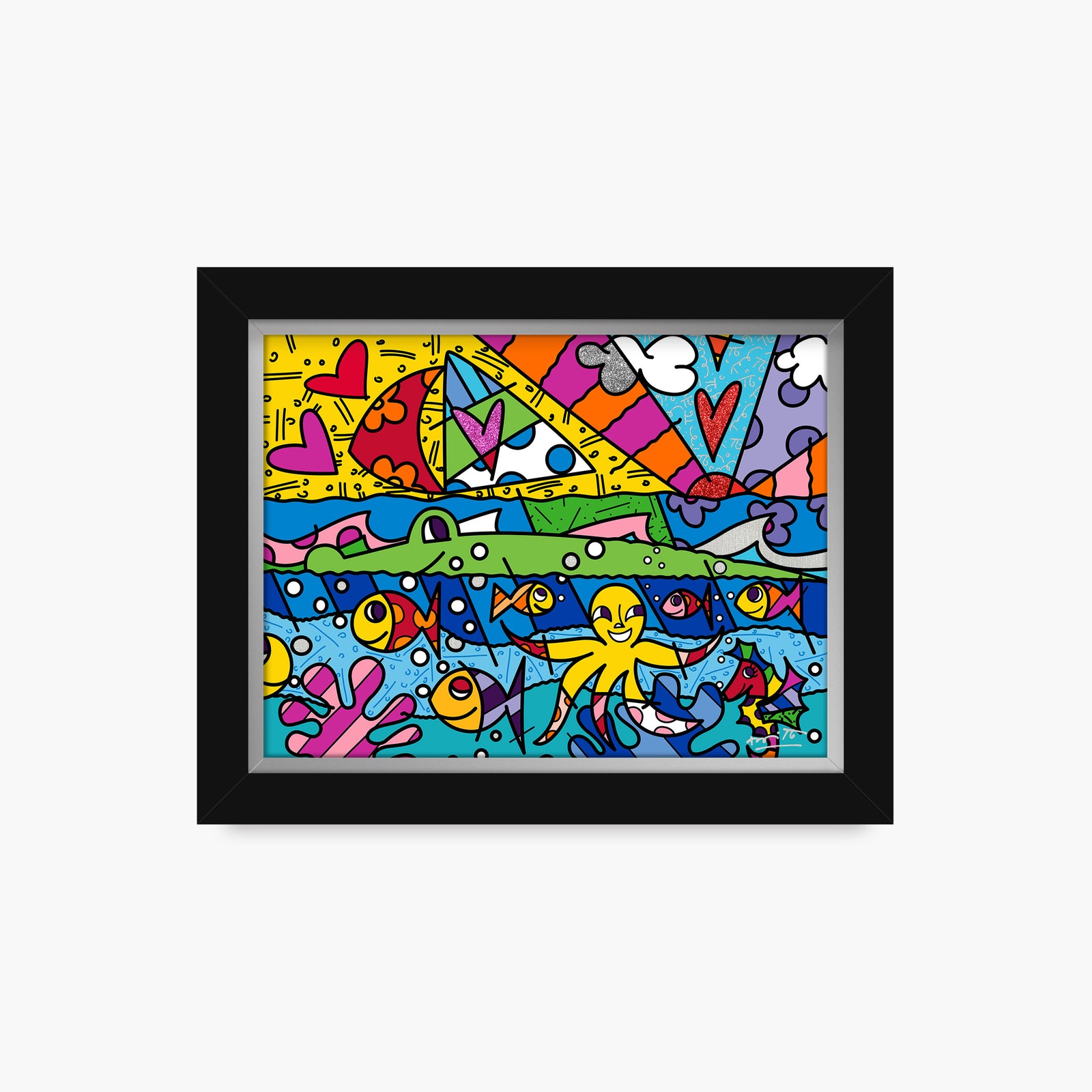 h2o limited edition print artistic colorful design collectible