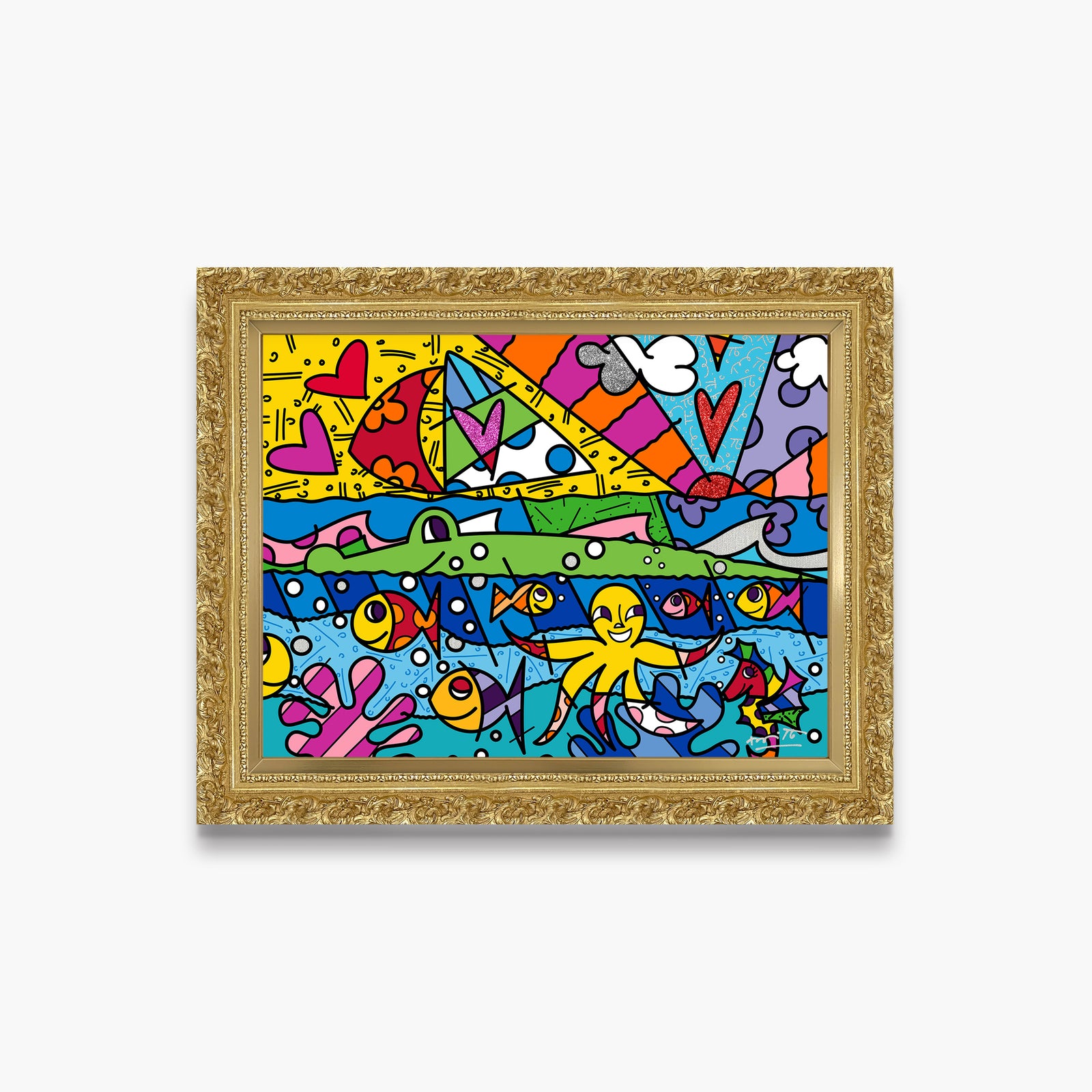 modern pop art h2o limited edition print vibrant home decor