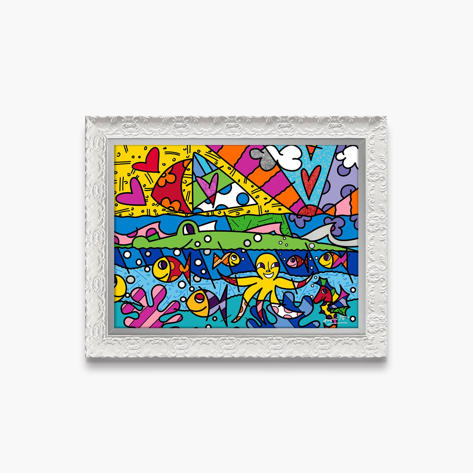 h2o limited edition print artistic colorful design collectible