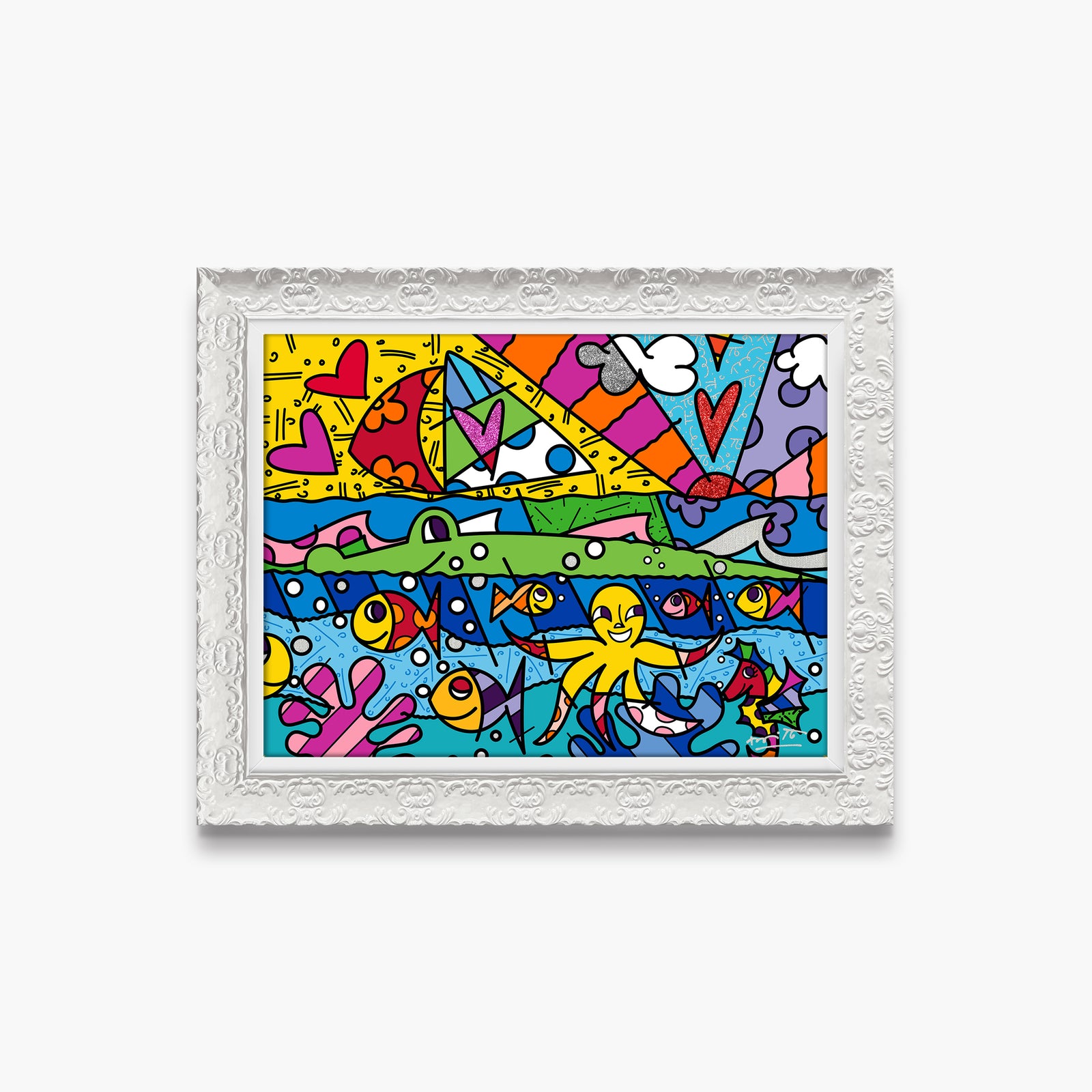 modern pop art h2o limited edition print vibrant home decor