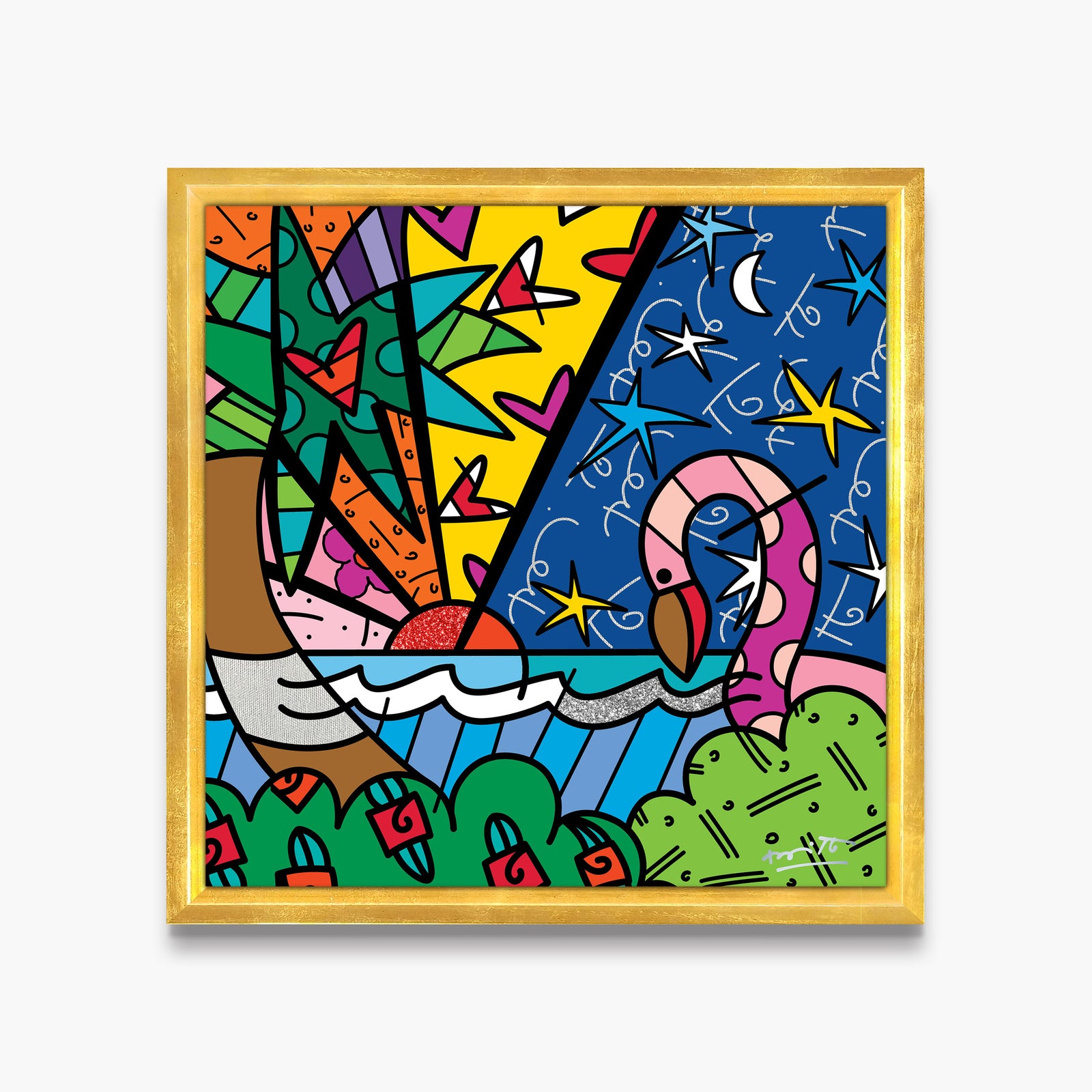 paradise limited edition print artistic colorful design collectible