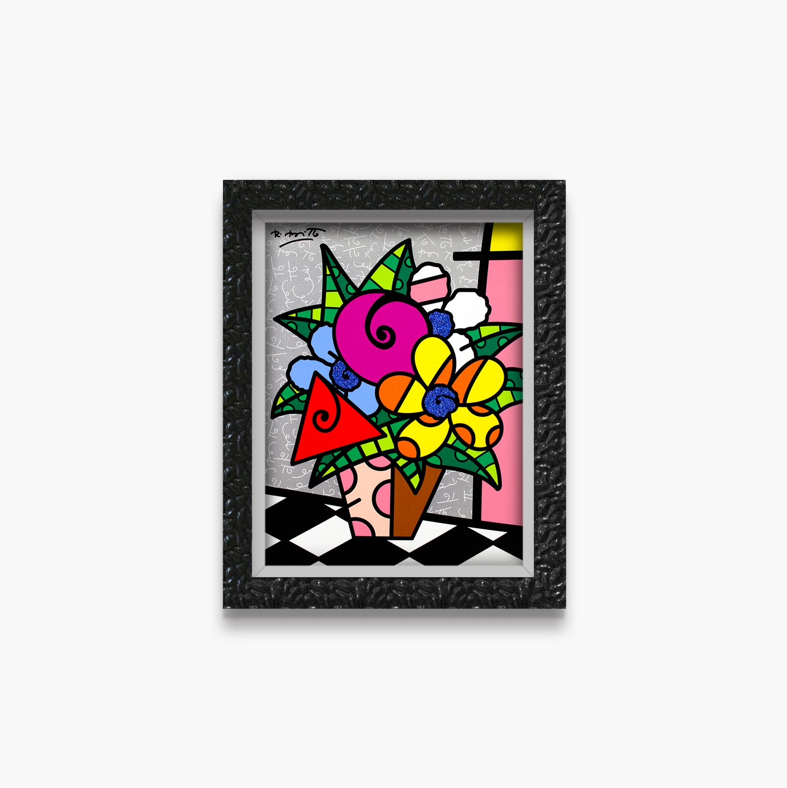 modern pop art flowers for you limited edition vibrant home decor