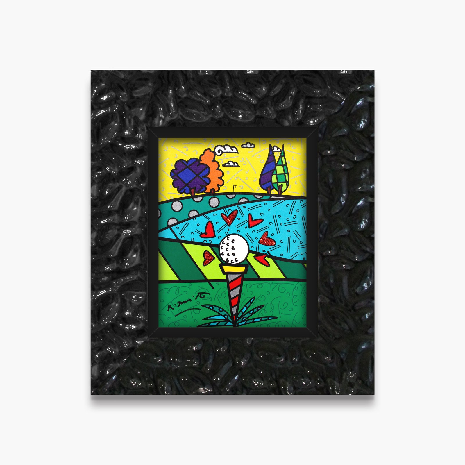 love golf limited edition print artistic colorful design collectible