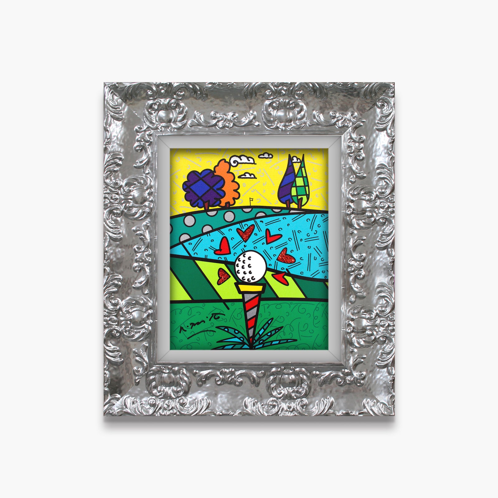 love golf limited edition print colorful decorative collectible gift idea