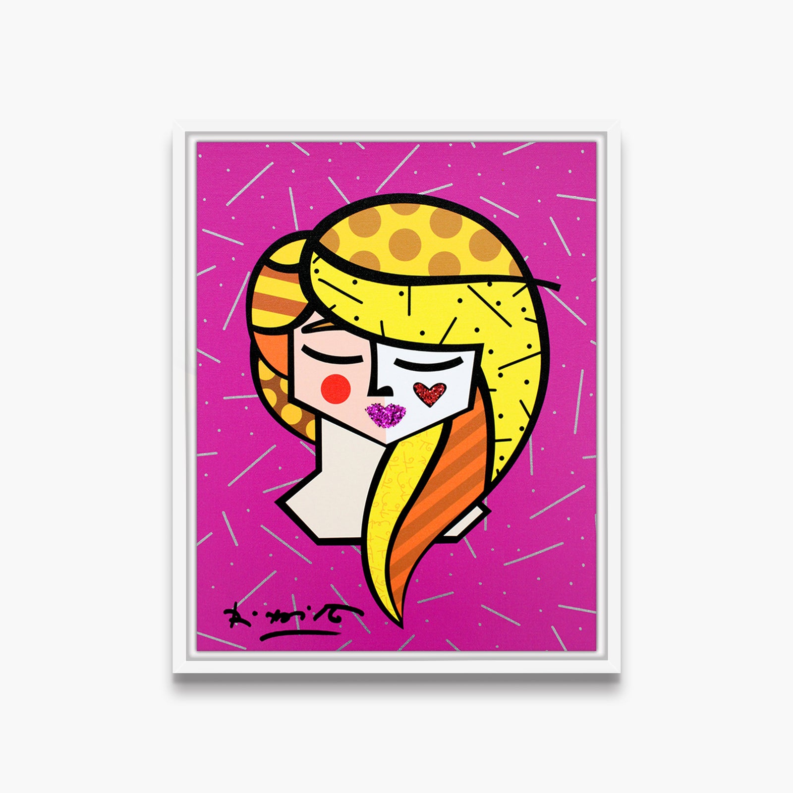 lily limited edition print artistic colorful design collectible