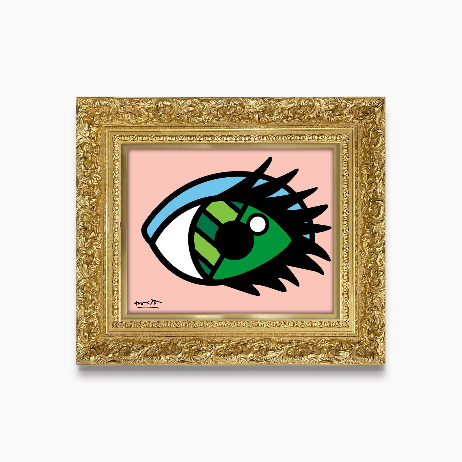 green eyes limited edition print colorful decorative collectible gift idea