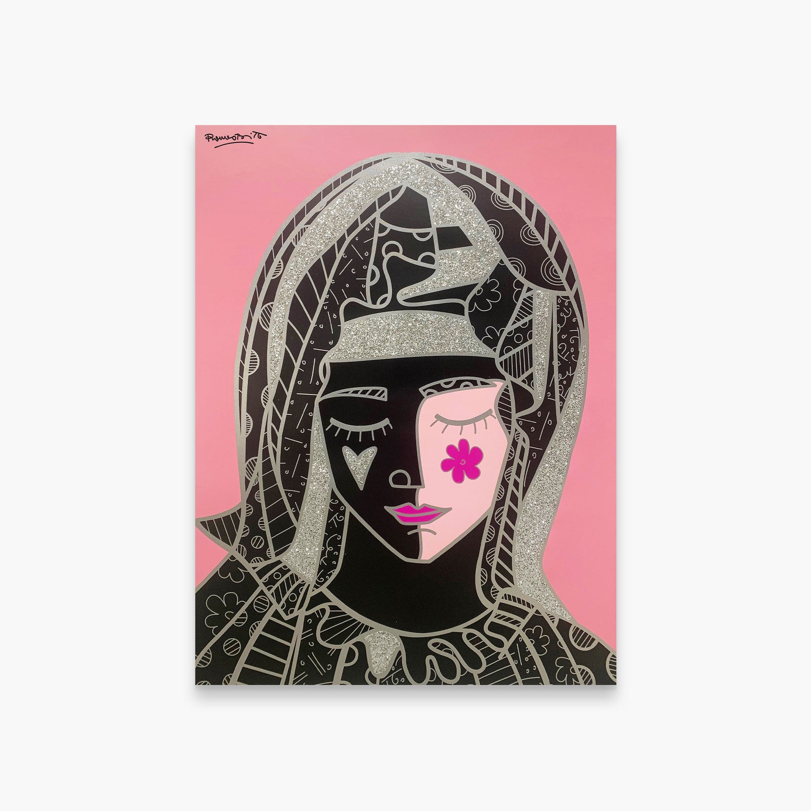 Mother In Pink Silver - Limited Edition Print