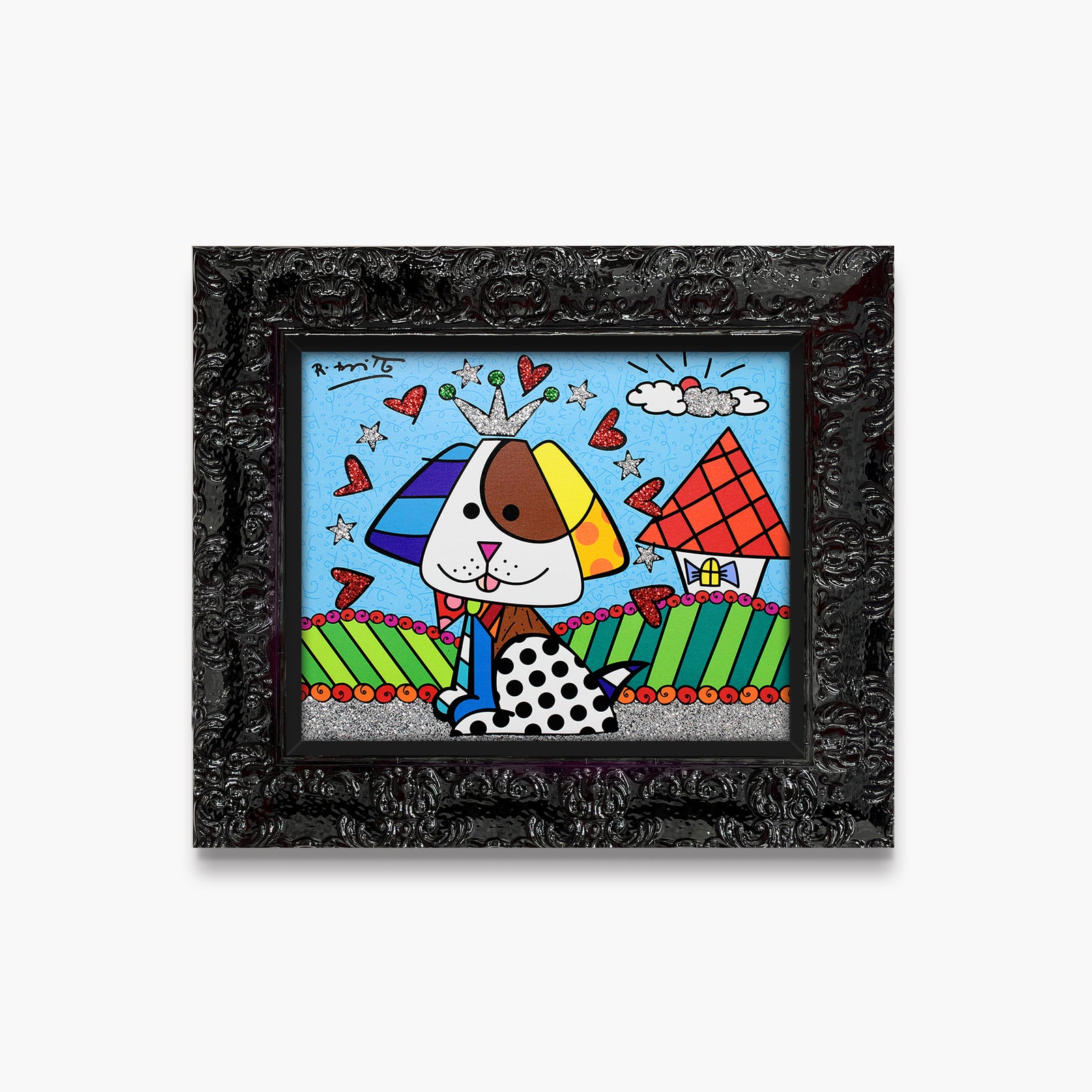 Romero Britto to jenna nicks home limited contemporary pop art piece