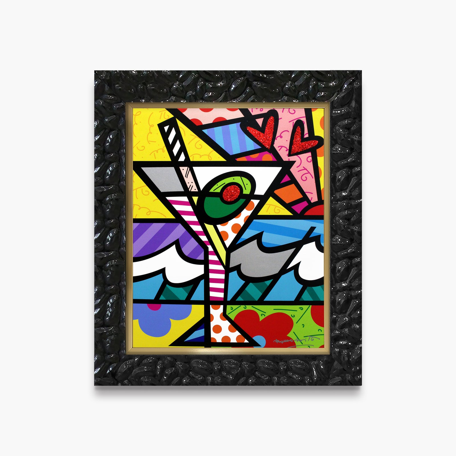 britto martini limited edition print colorful decorative collectible gift idea