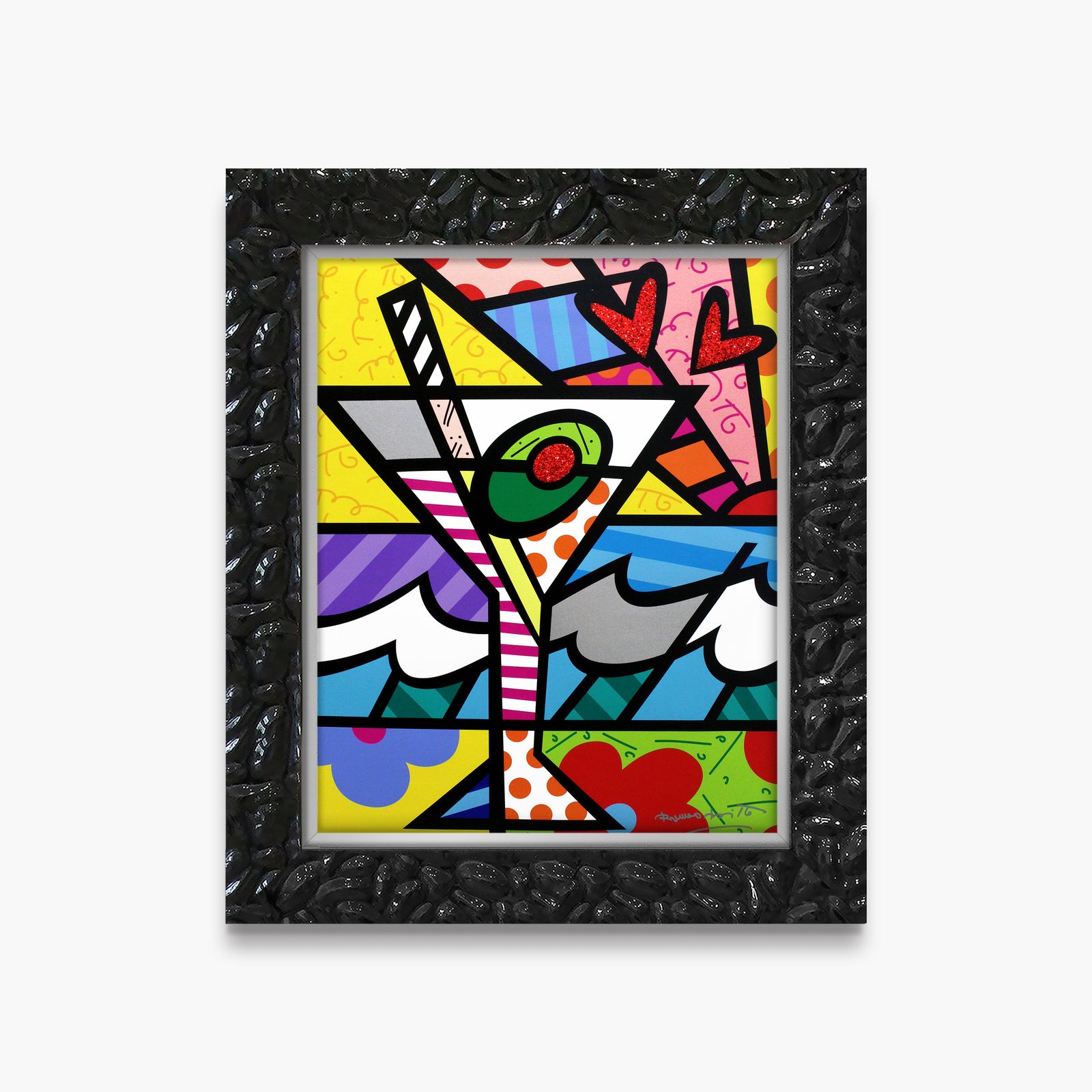 britto martini limited edition print colorful decorative collectible gift idea