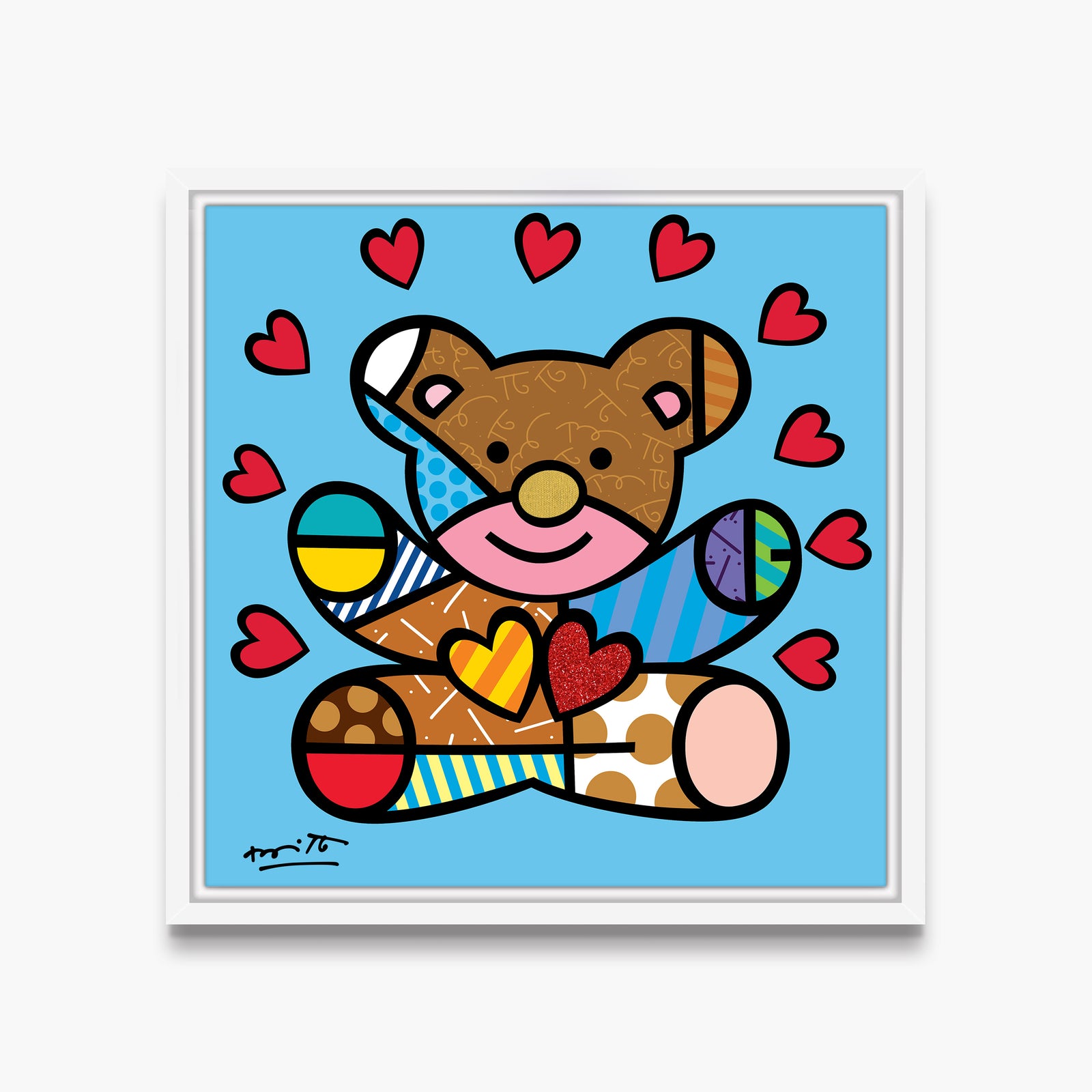 happy boy limited edition print artistic colorful design collectible