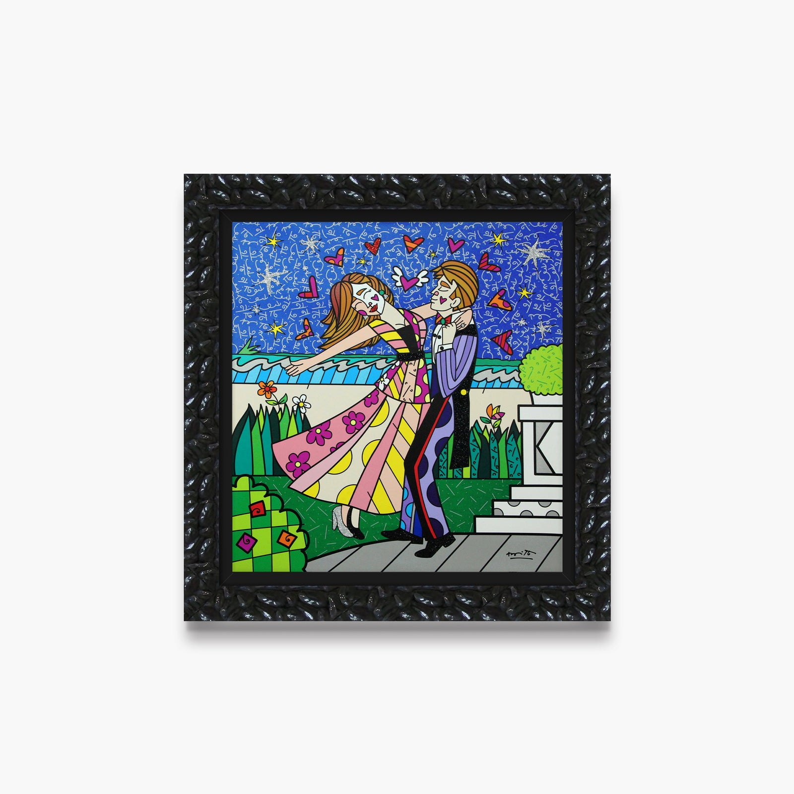 beautiful evening limited edition print artistic colorful design collectible