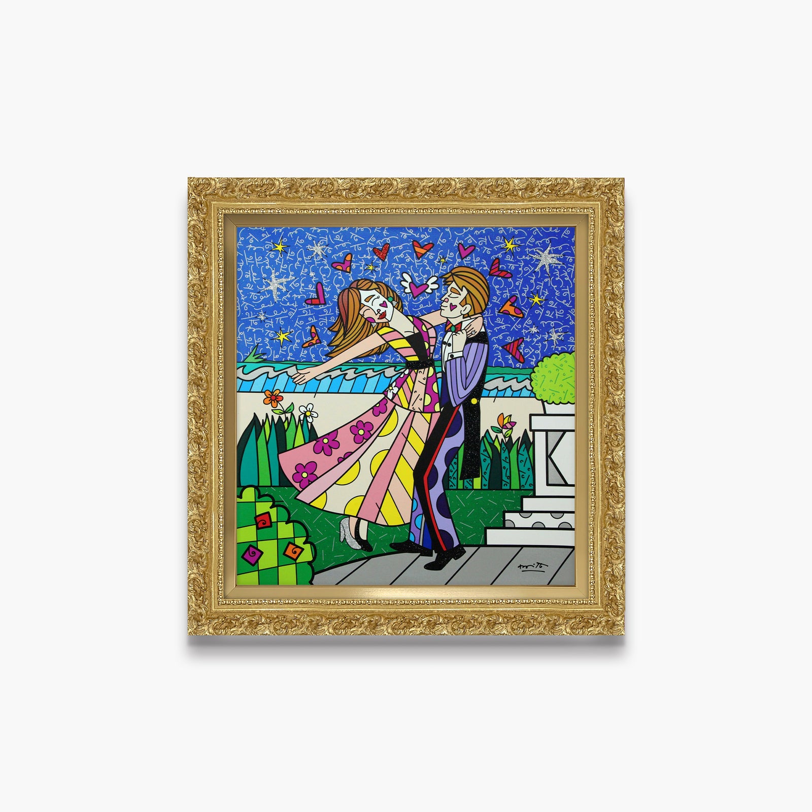 modern pop art beautiful evening limited edition print vibrant home decor