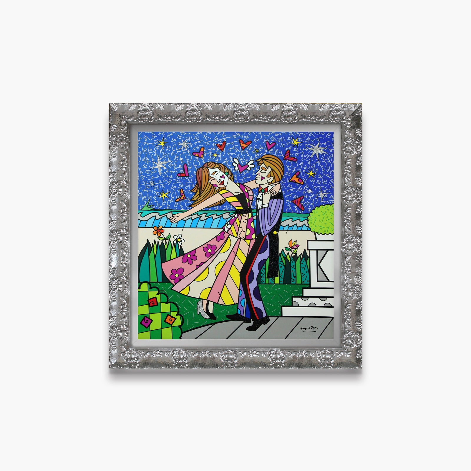 beautiful evening limited edition print colorful decorative collectible gift idea