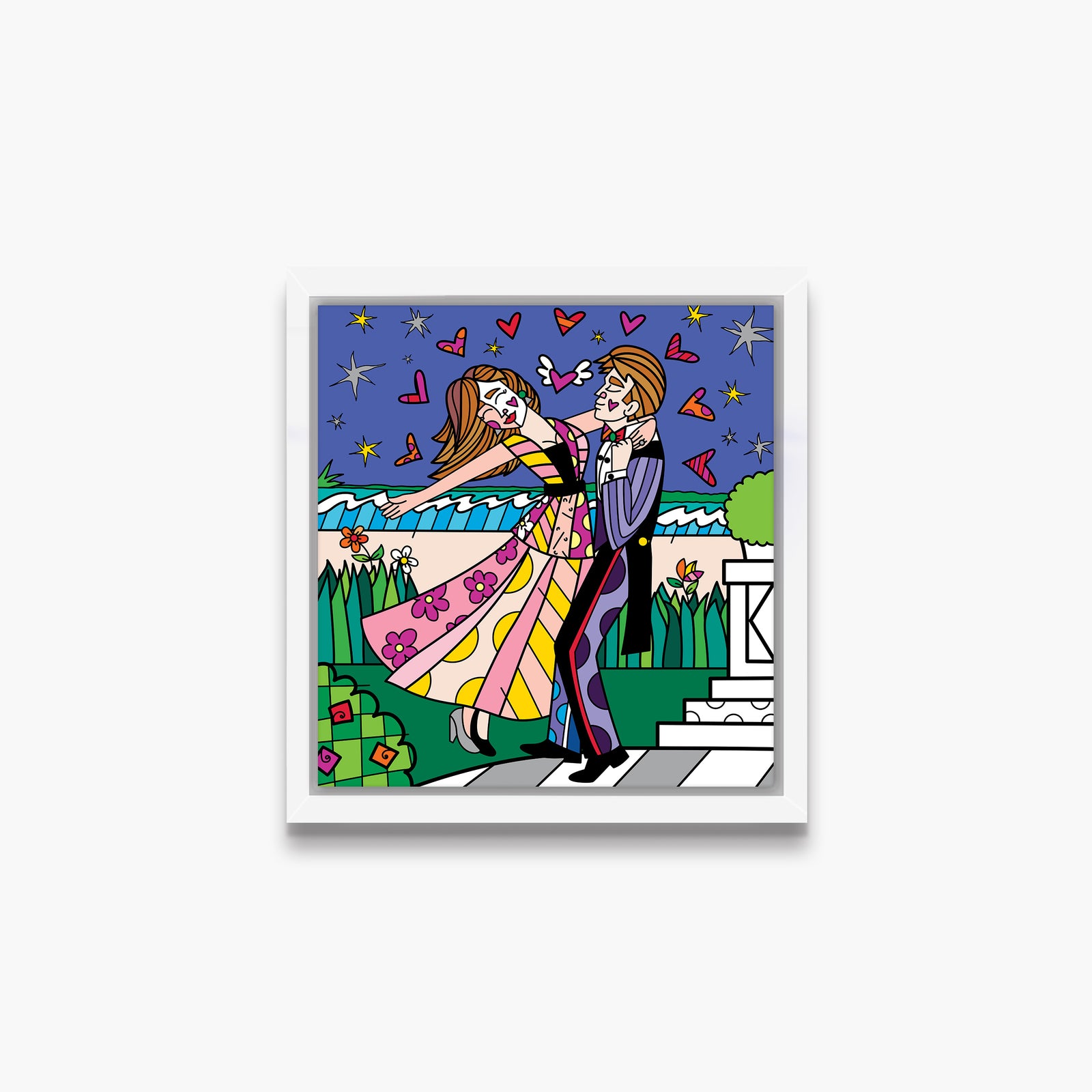 beautiful evening limited edition print colorful decorative collectible gift idea