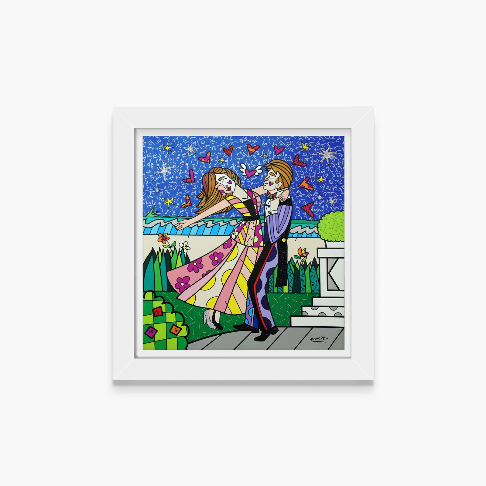 beautiful evening limited edition print colorful decorative collectible gift idea