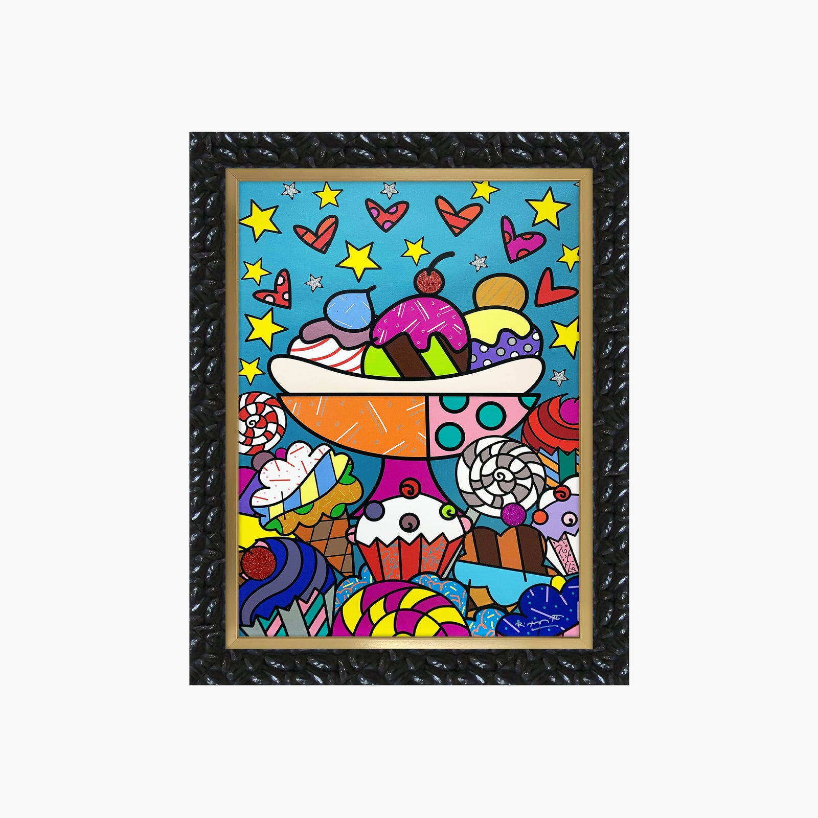 Romero Britto dylans candy bar limited edition colorful pop art design