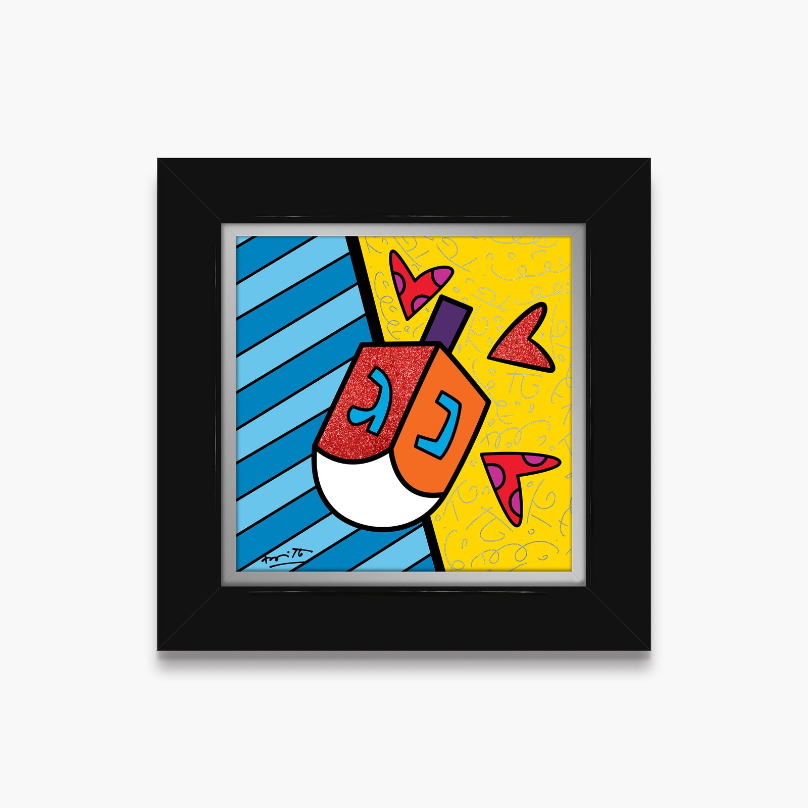 israel collection dreidel limited edition artistic colorful design collectible
