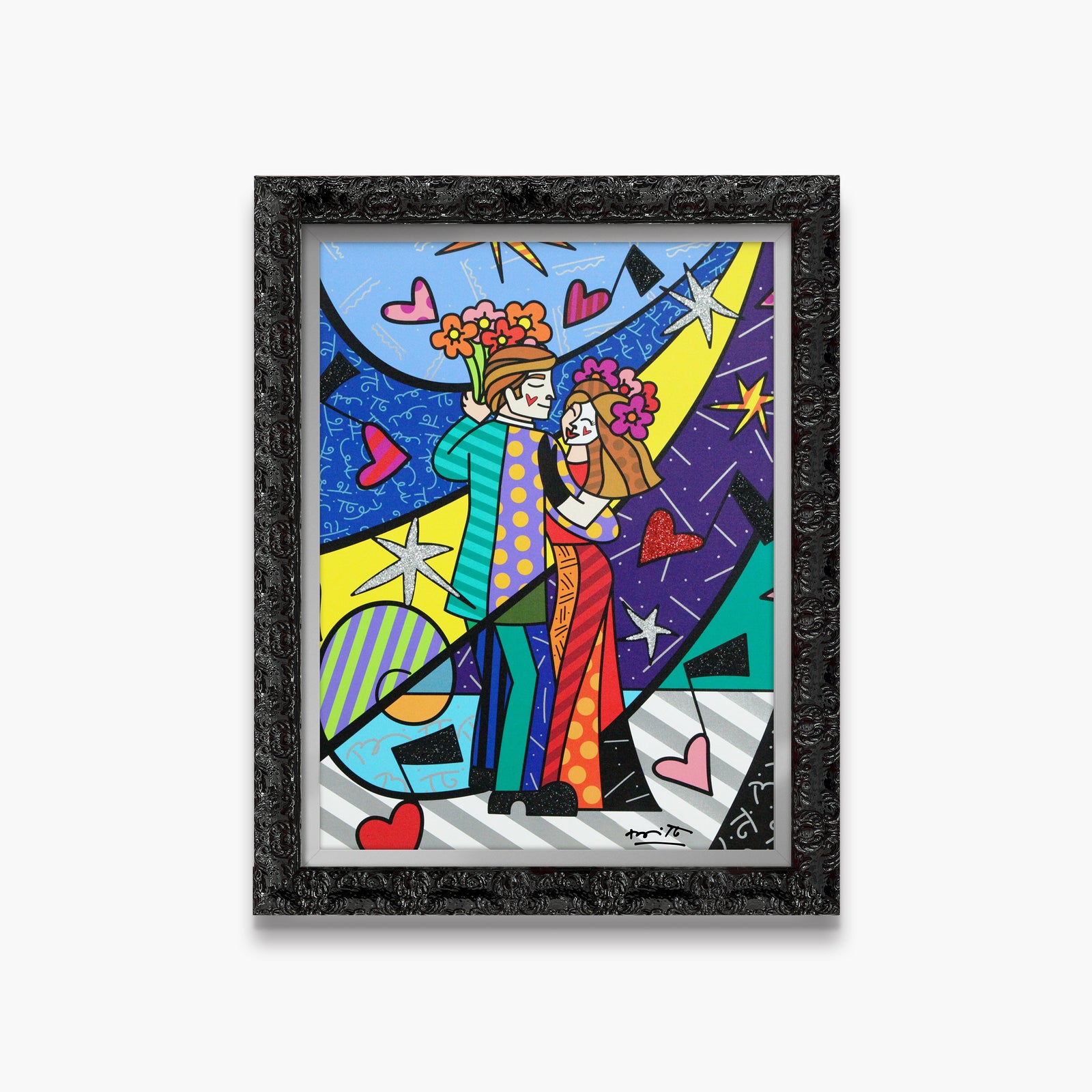modern pop art first dance limited edition print vibrant home decor