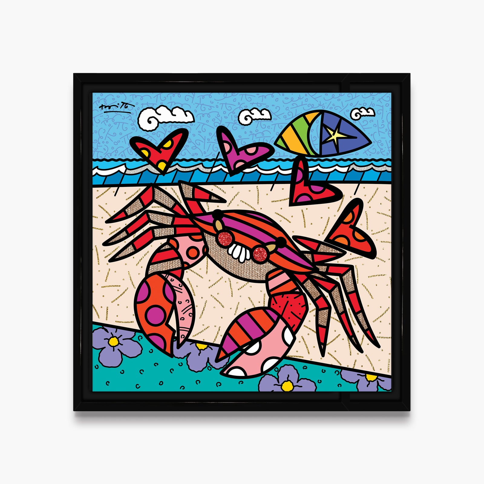 modern pop art cancer limited edition print vibrant home decor
