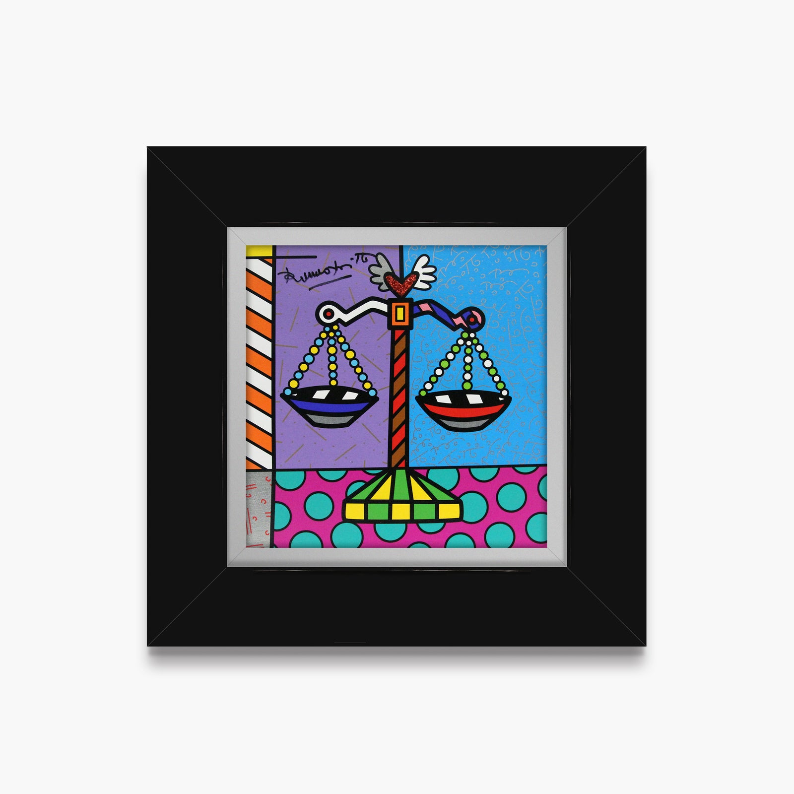 libra limited edition print artistic colorful design collectible