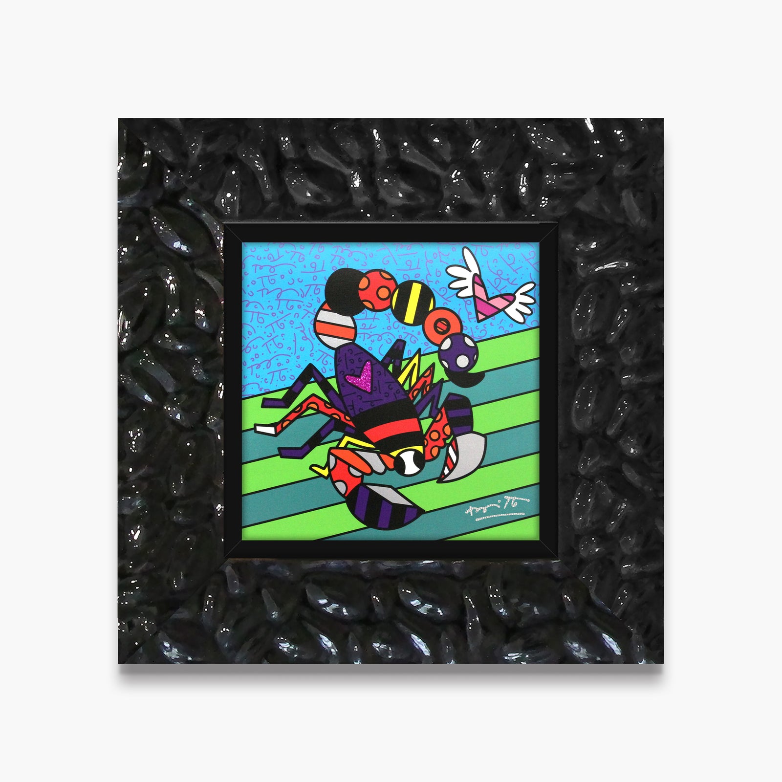 scorpio limited edition print artistic colorful design collectible