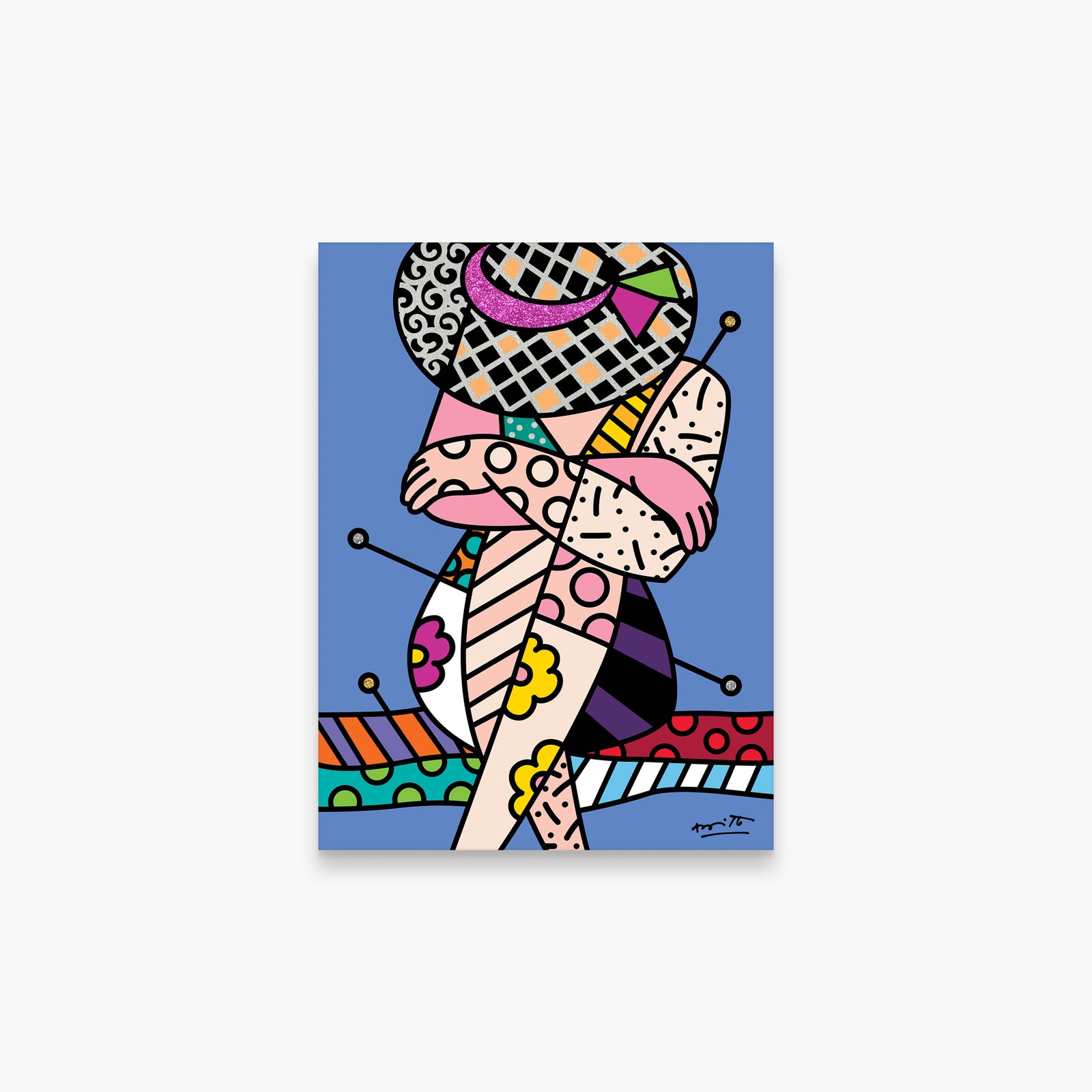 Romero Britto belleza di capri vi limited colorful pop art design