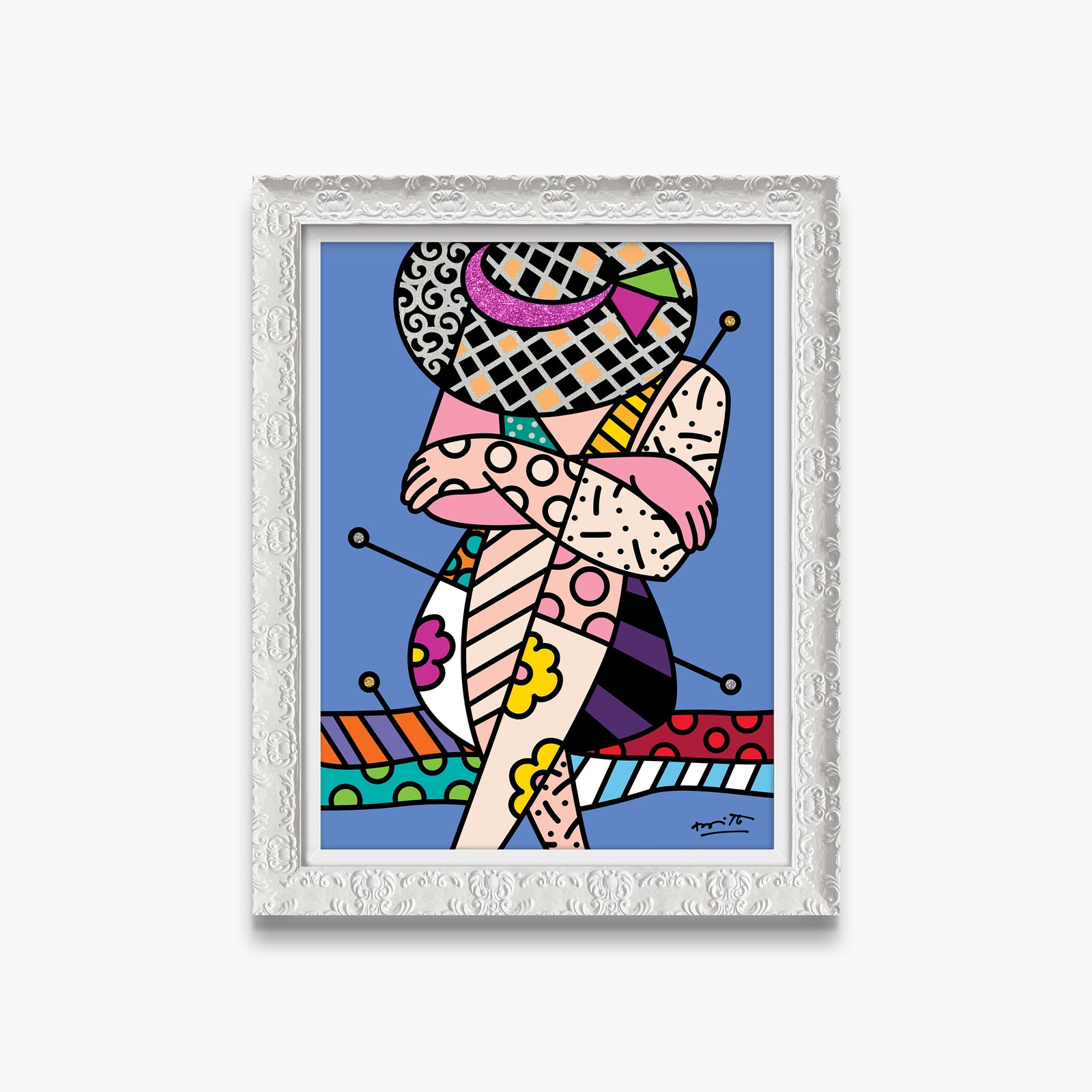 Romero Britto belleza di capri vi limited colorful pop art design