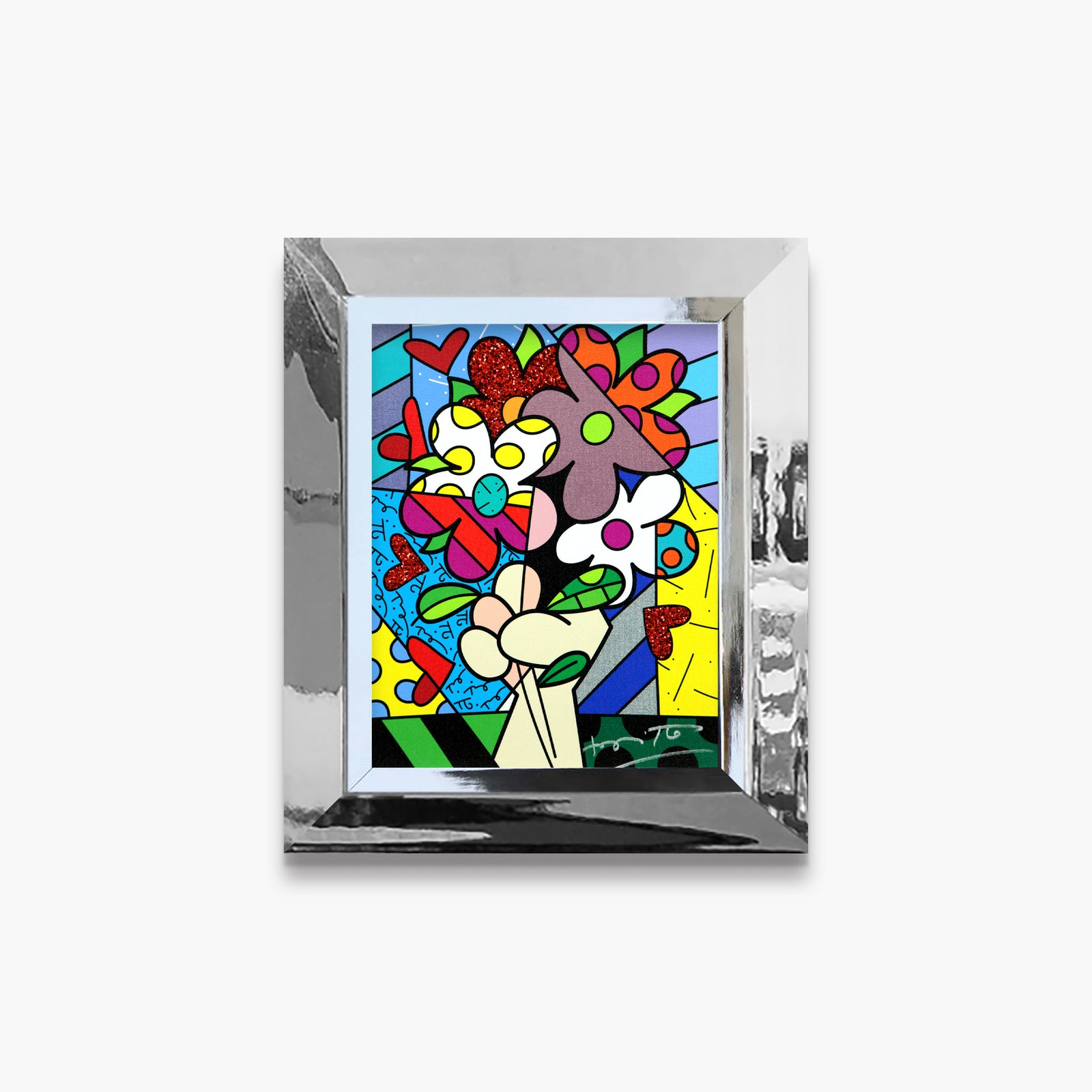 modern pop art from me limited edition print vibrant home decor
