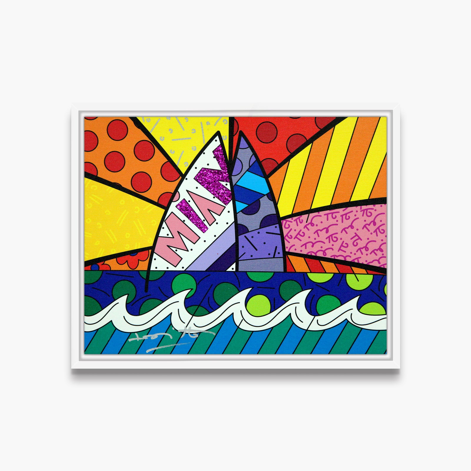 miami limited edition print artistic colorful design collectible