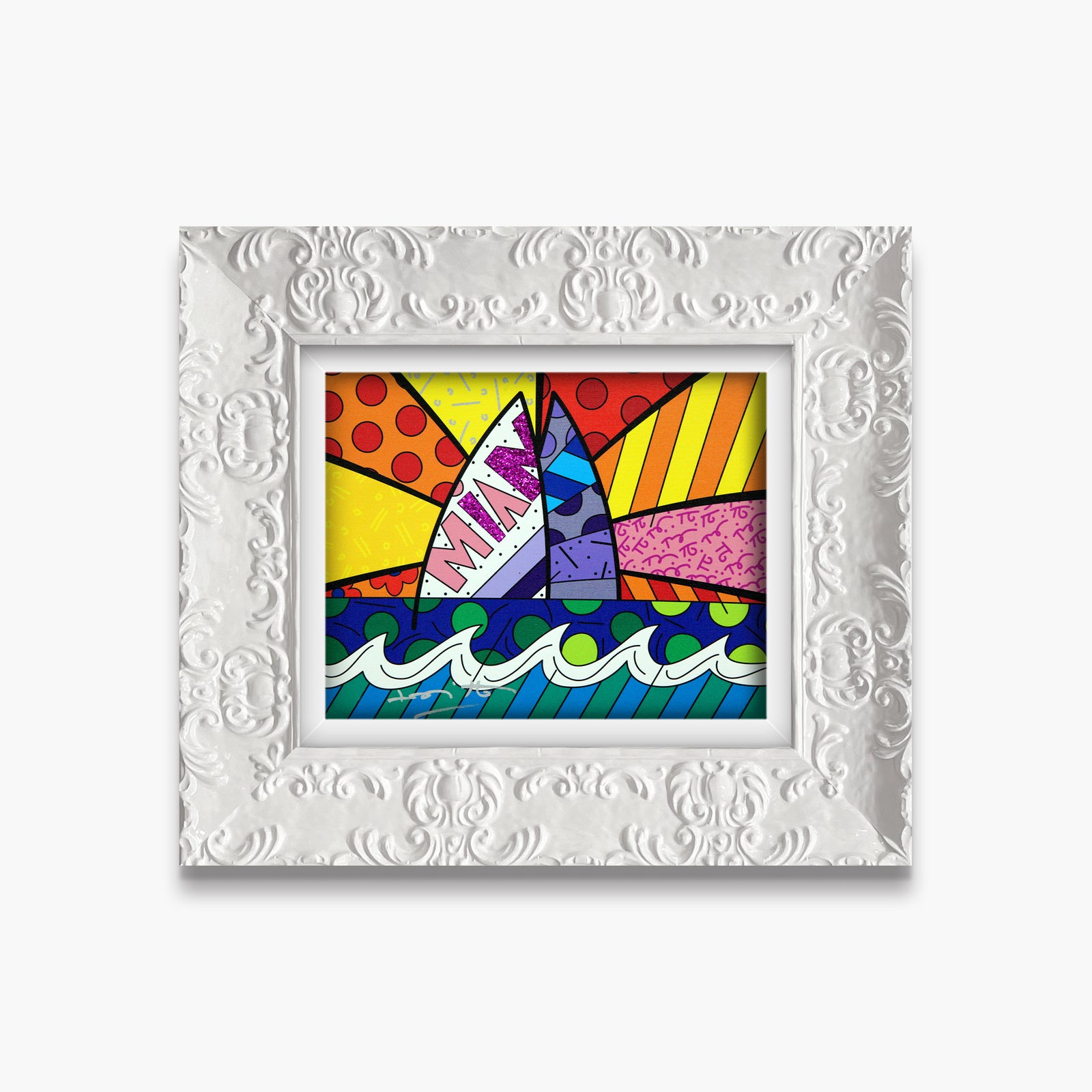 modern pop art miami limited edition print vibrant home decor