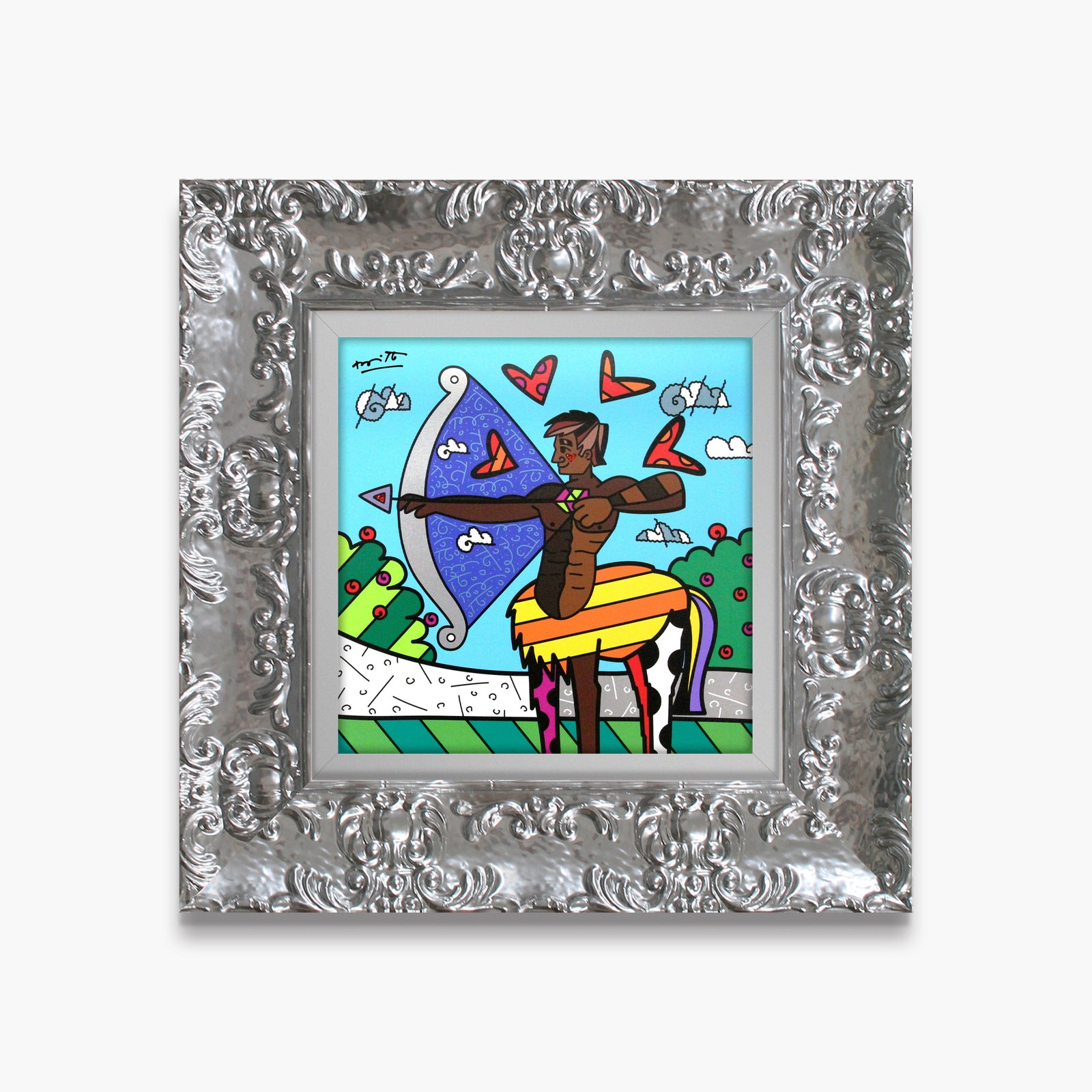 sagittarius limited edition print colorful decorative collectible gift idea