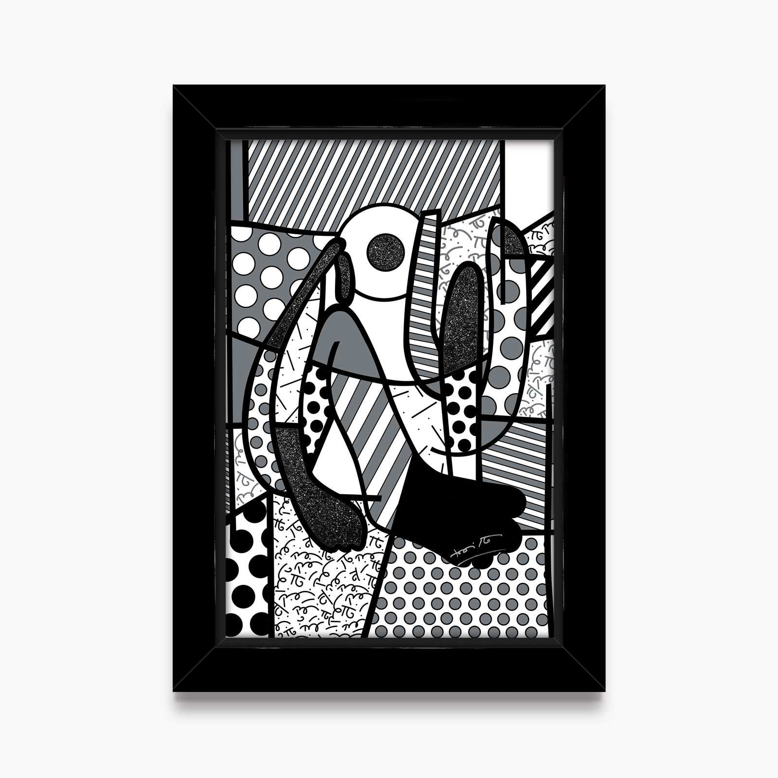 Romero Britto abaporu limited edition print colorful pop art design