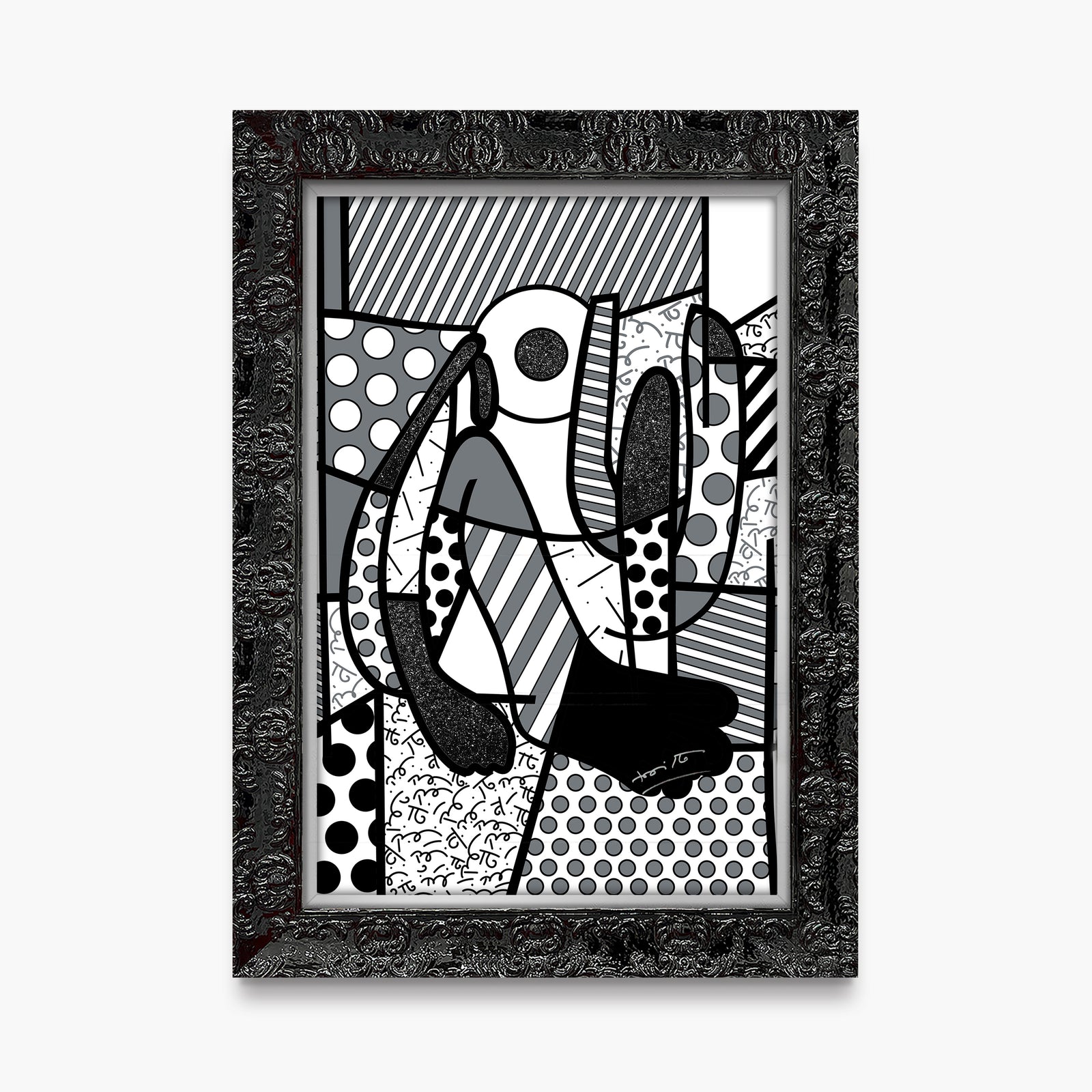 Romero Britto abaporu limited edition print colorful pop art design