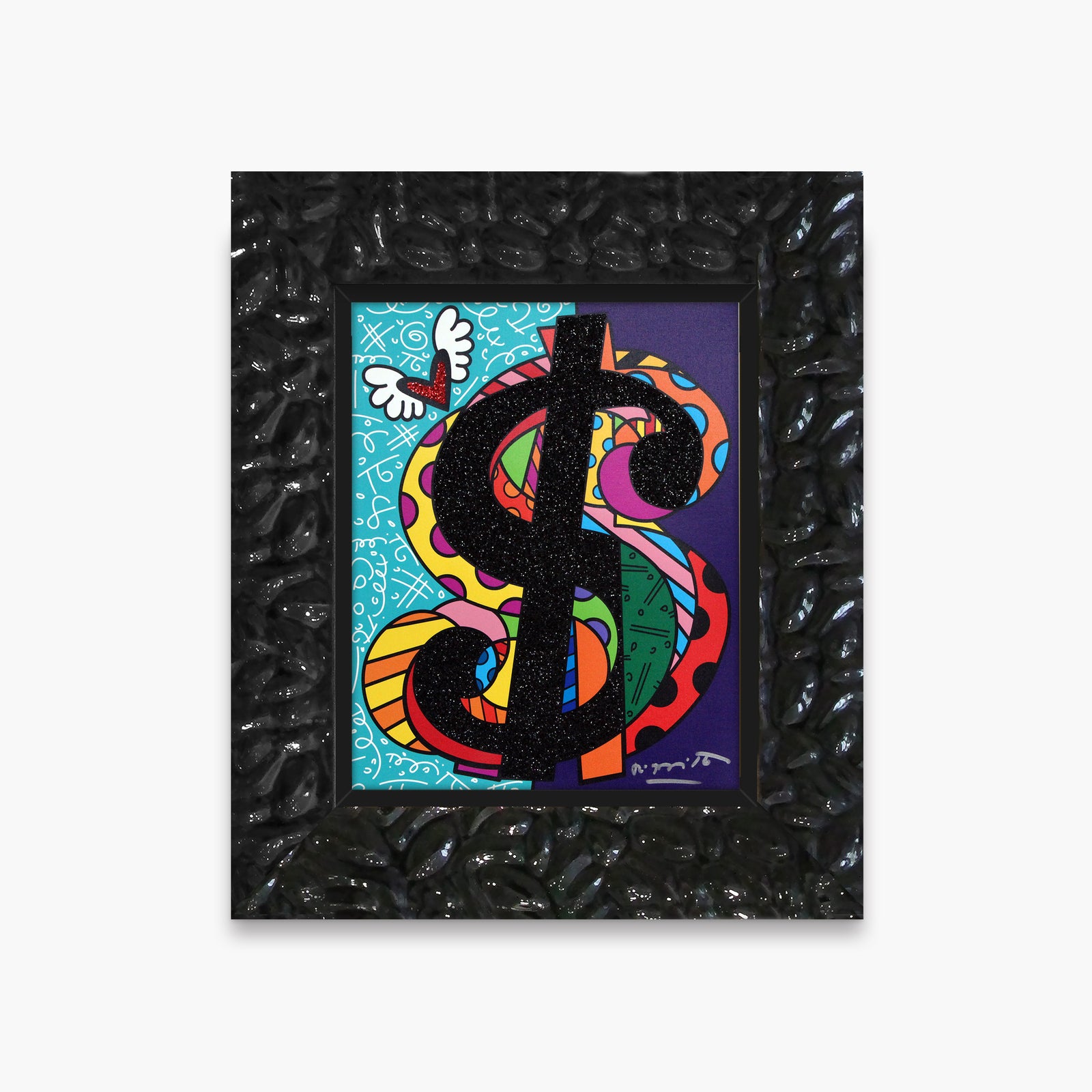 Romero Britto around cream series limited edition colorful pop art design