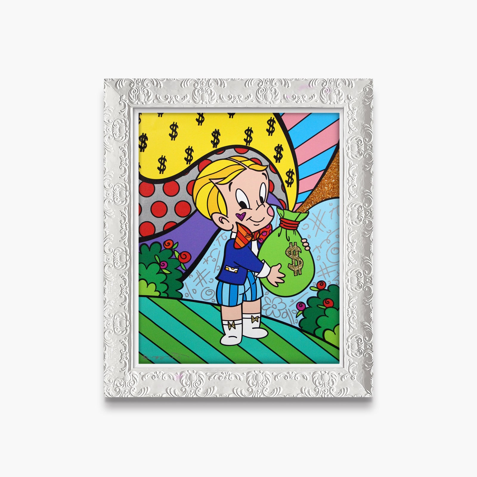 modern pop art richie rich nbcuniversal limited edition vibrant home decor