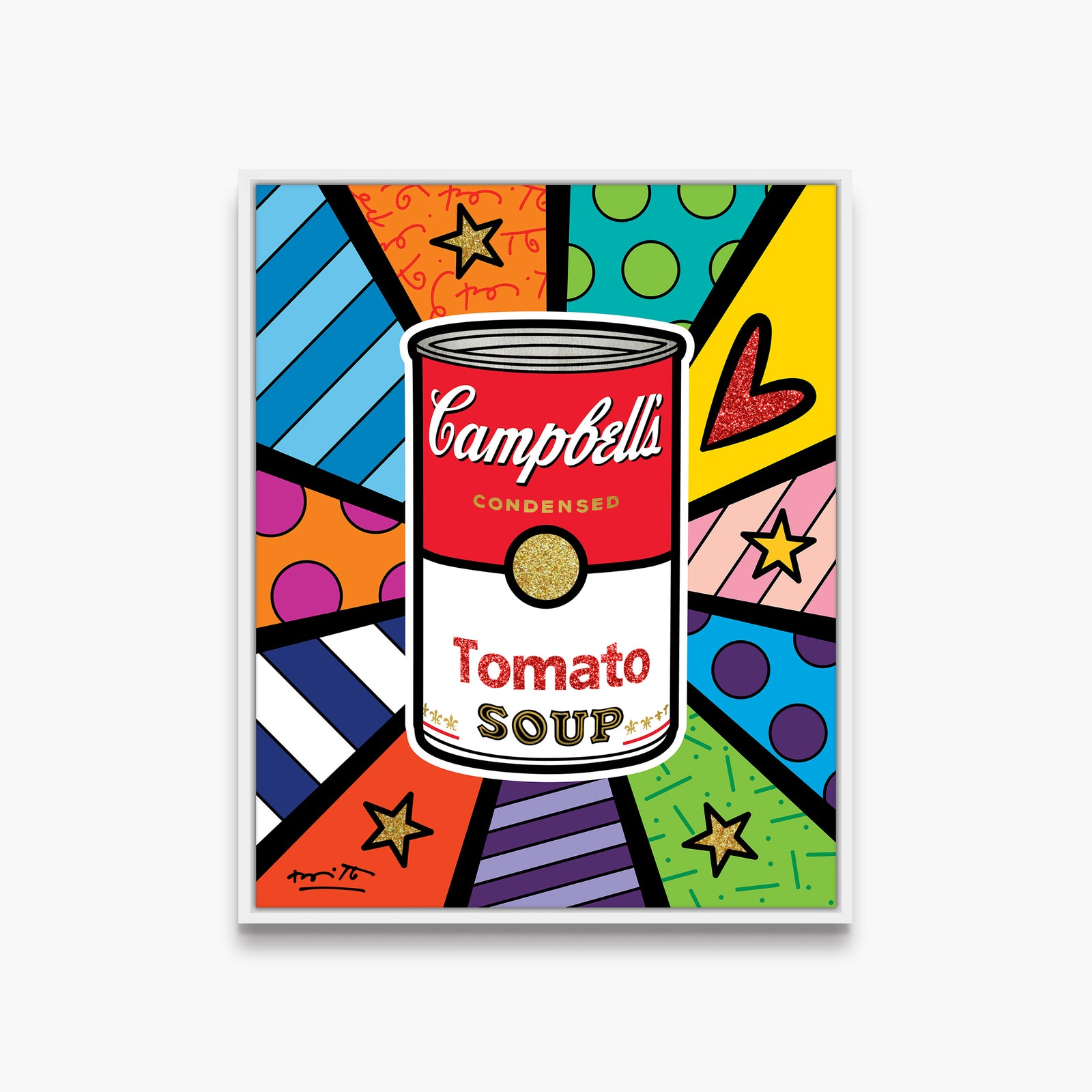 modern pop art campbells soup limited edition print vibrant home decor