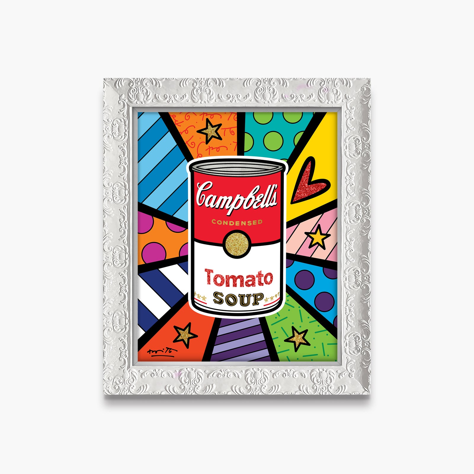 campbells soup limited edition print artistic colorful design collectible
