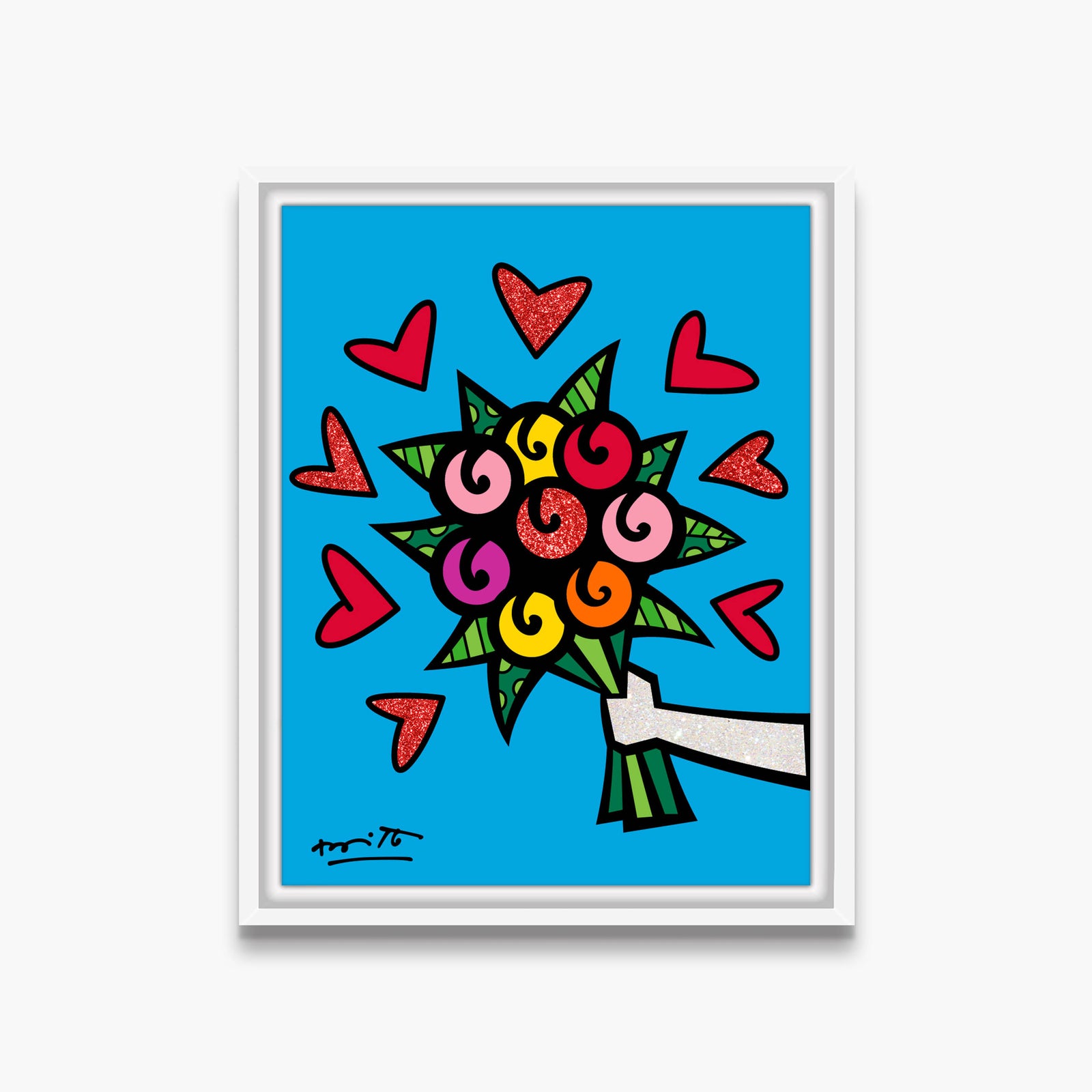 flowers are forever limited edition colorful decorative collectible gift idea