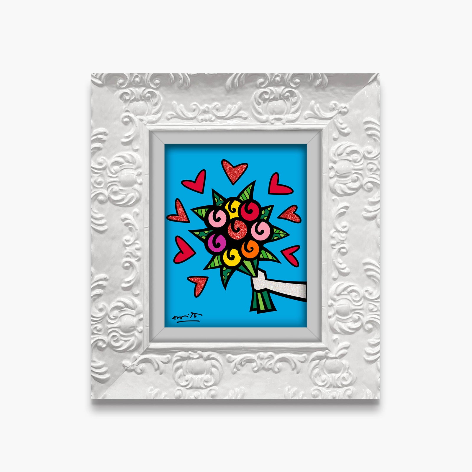 flowers are forever limited edition artistic colorful design collectible
