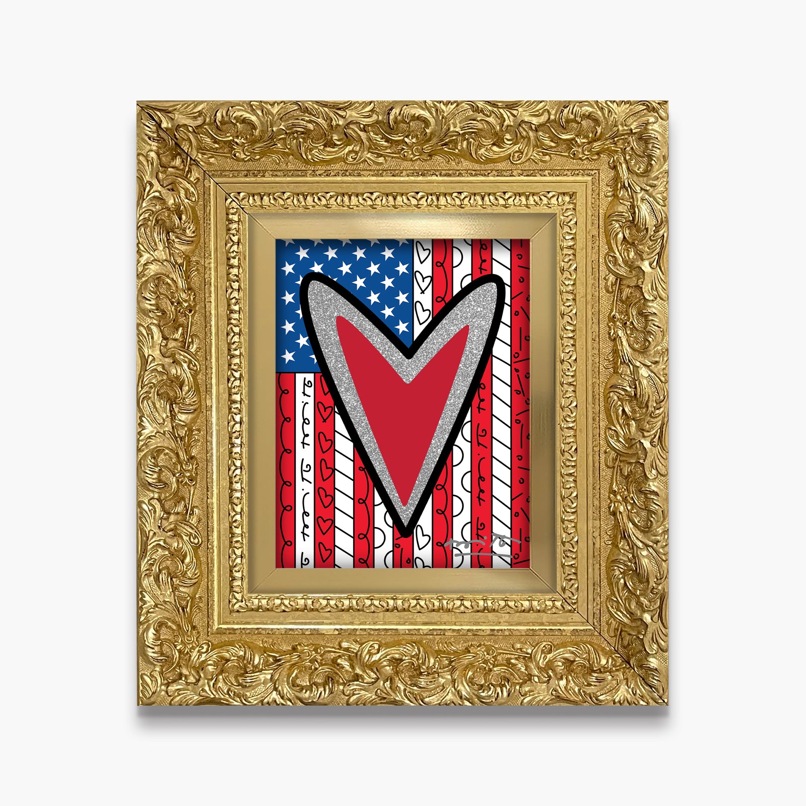 modern pop art america limited edition print vibrant home decor