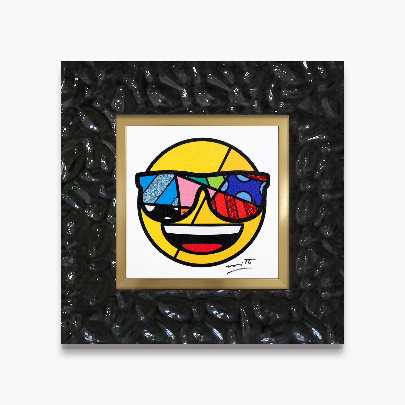you are very cool emoji artistic colorful design collectible