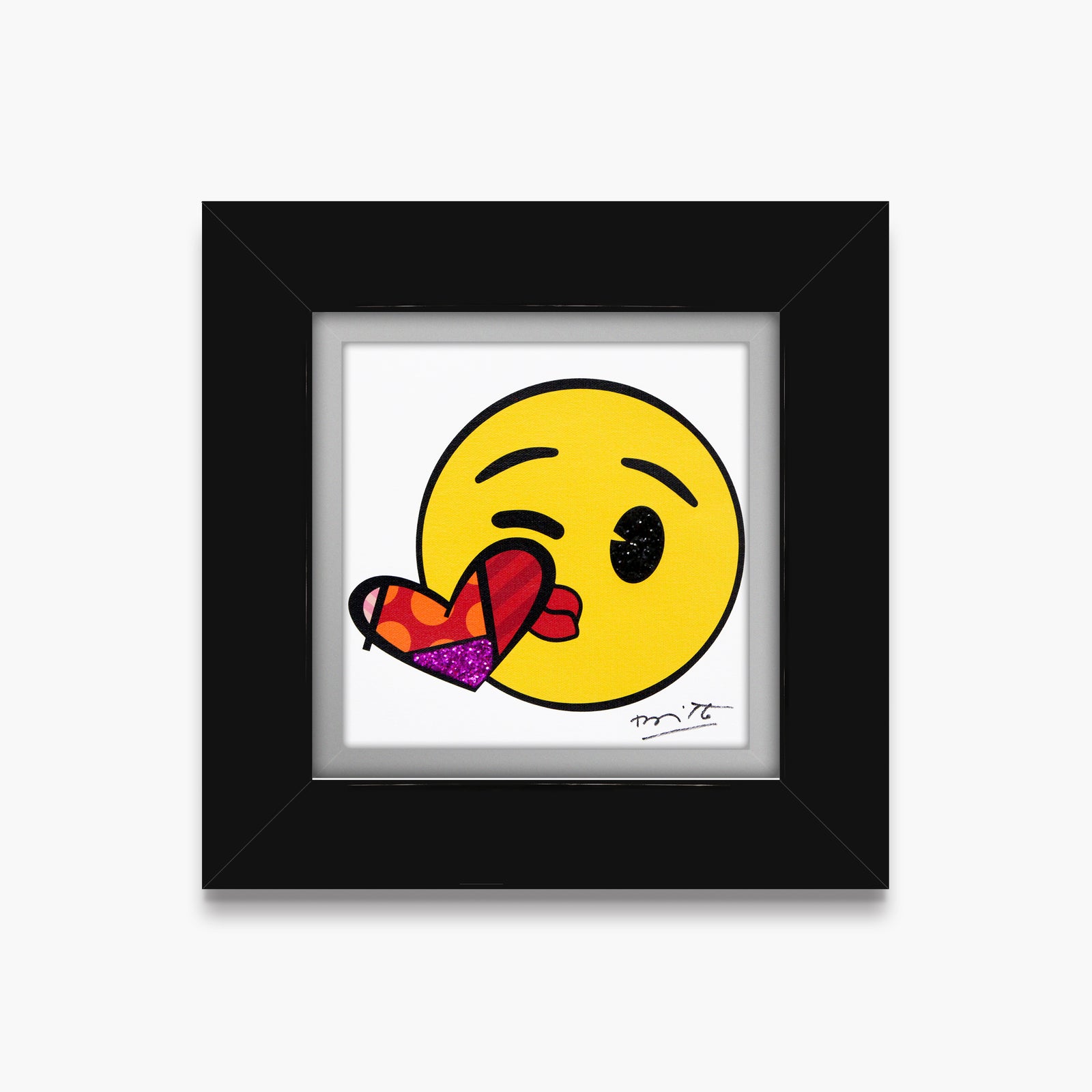 kisses for you emoji by artistic colorful design collectible