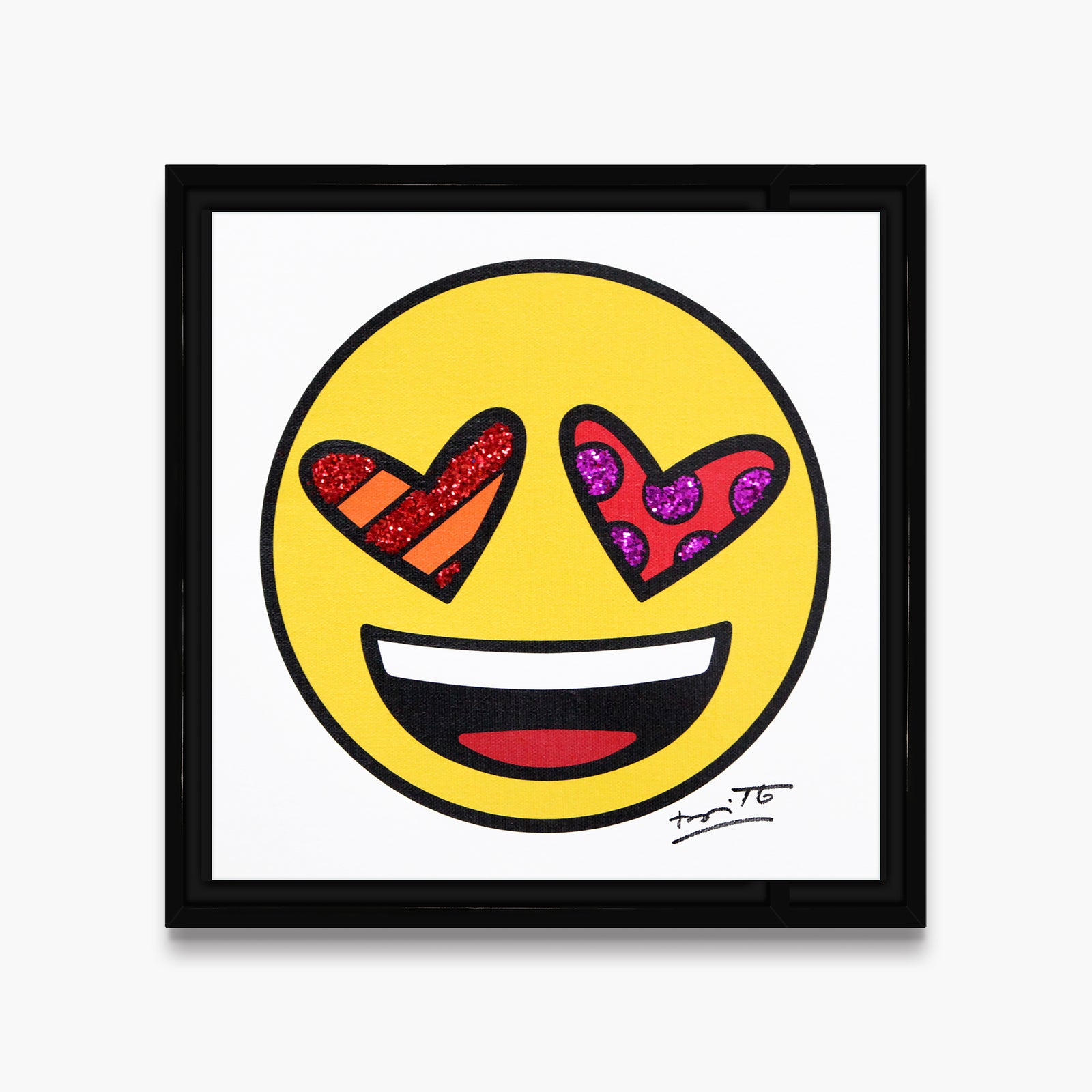 modern pop art love you emoji by britto vibrant home decor