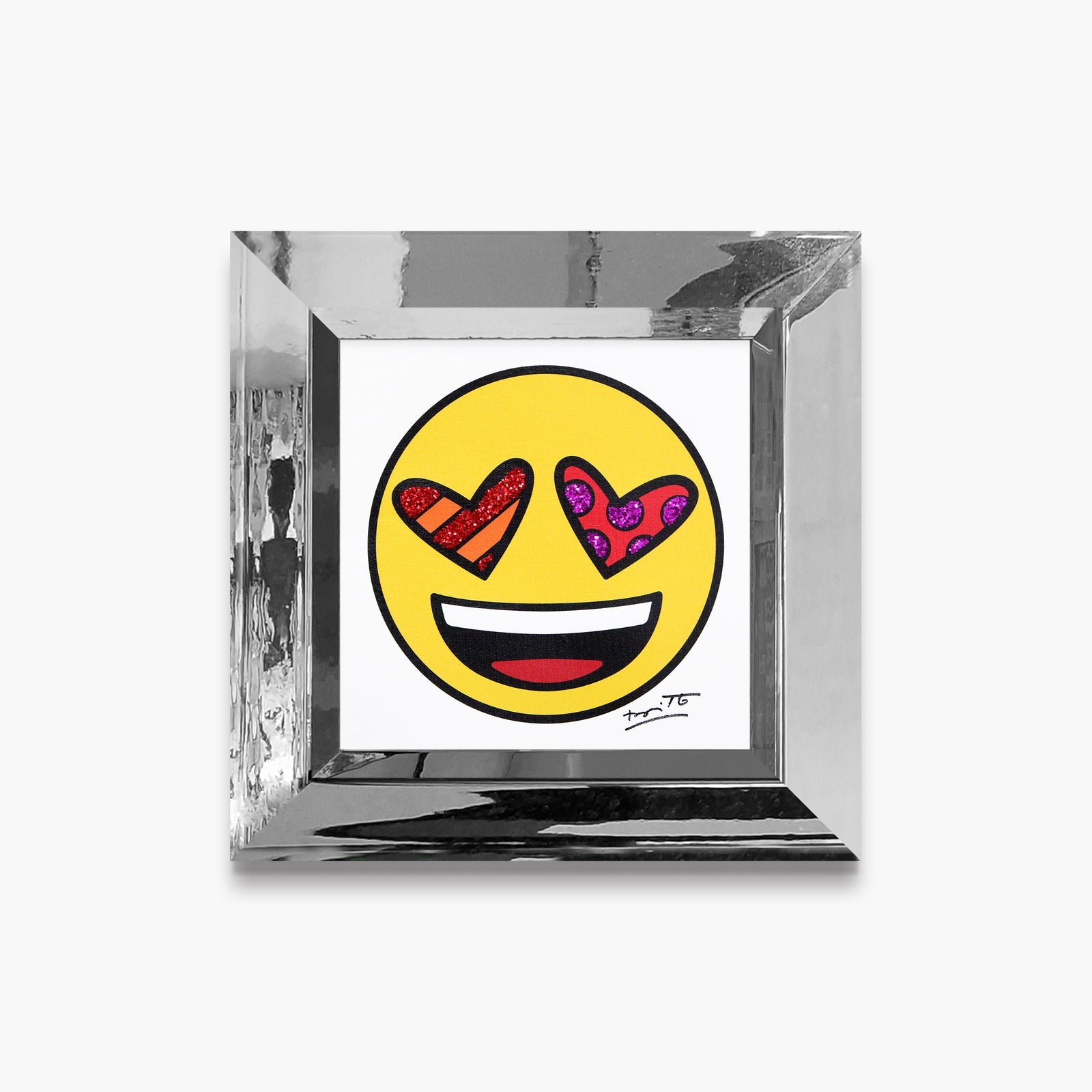 love you emoji by britto artistic colorful design collectible