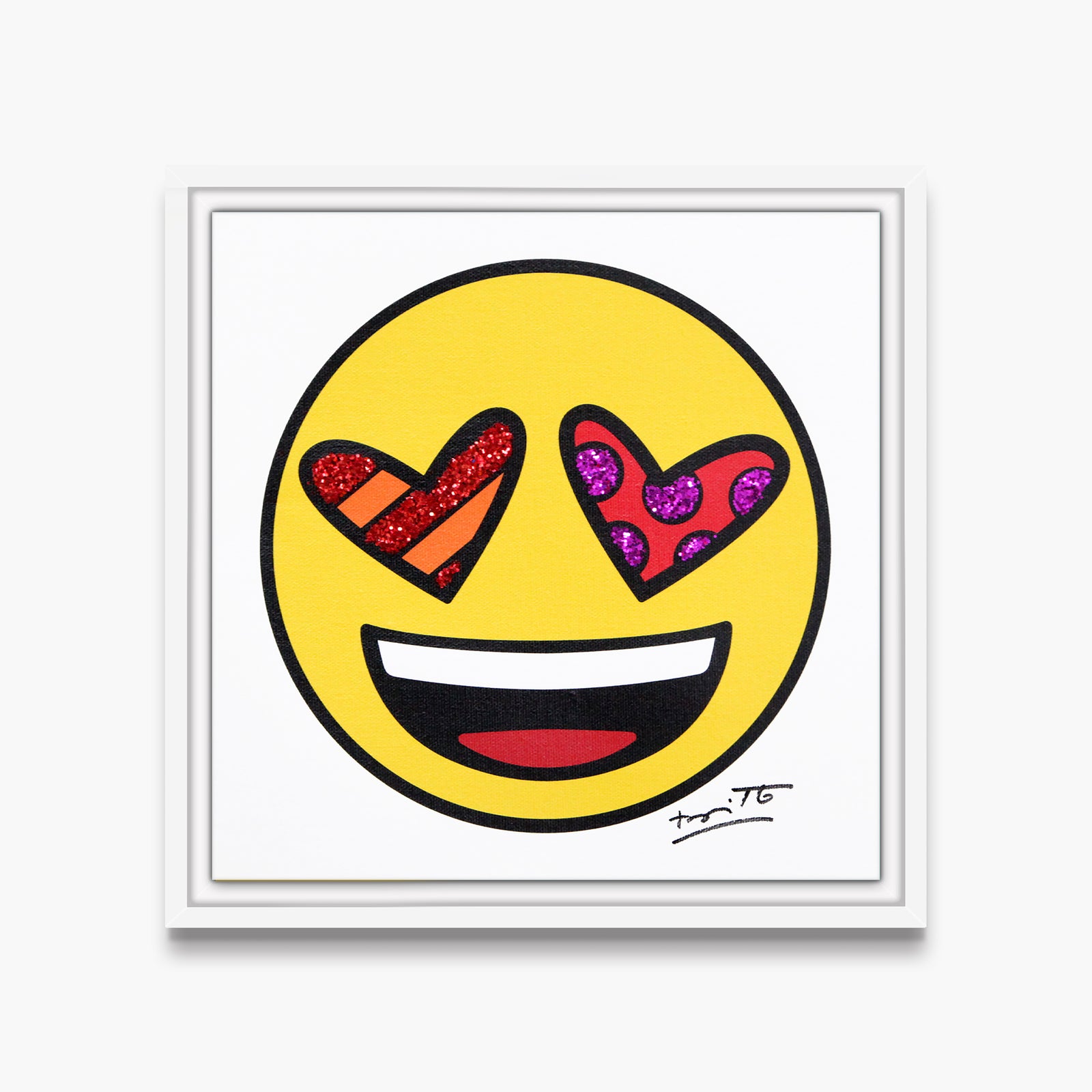 love you emoji by britto artistic colorful design collectible