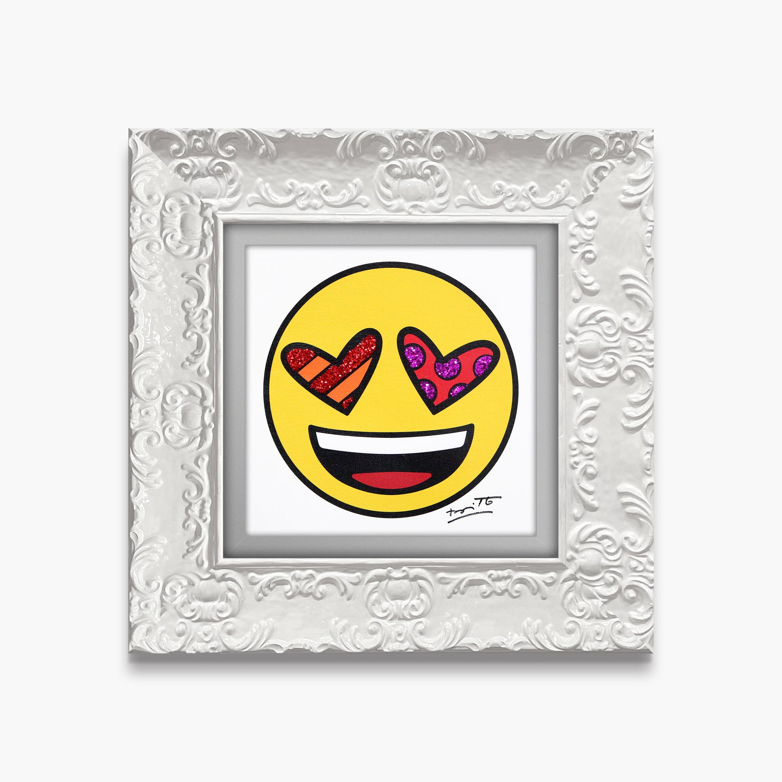 love you emoji by britto artistic colorful design collectible