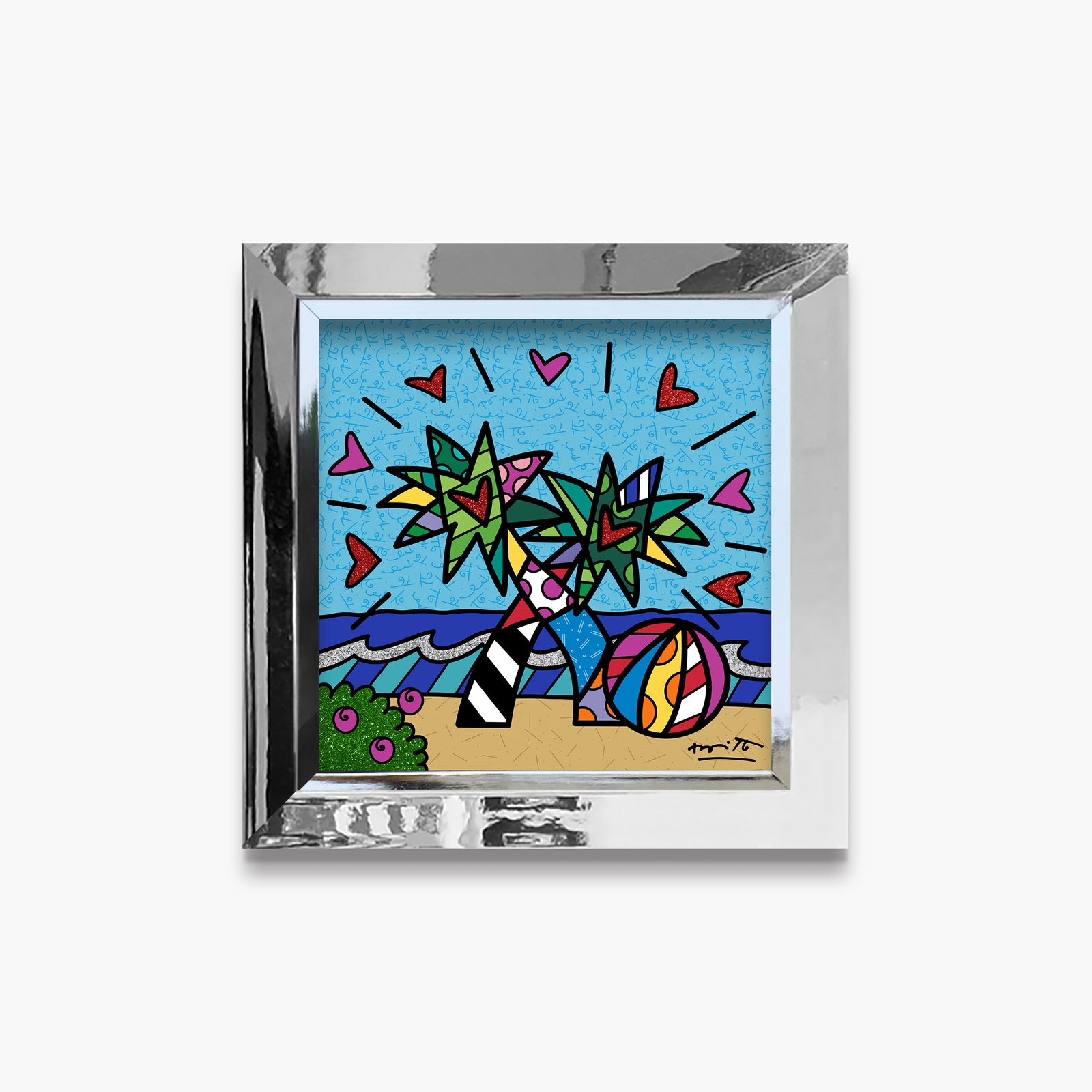 miami beach limited edition print colorful decorative collectible gift idea