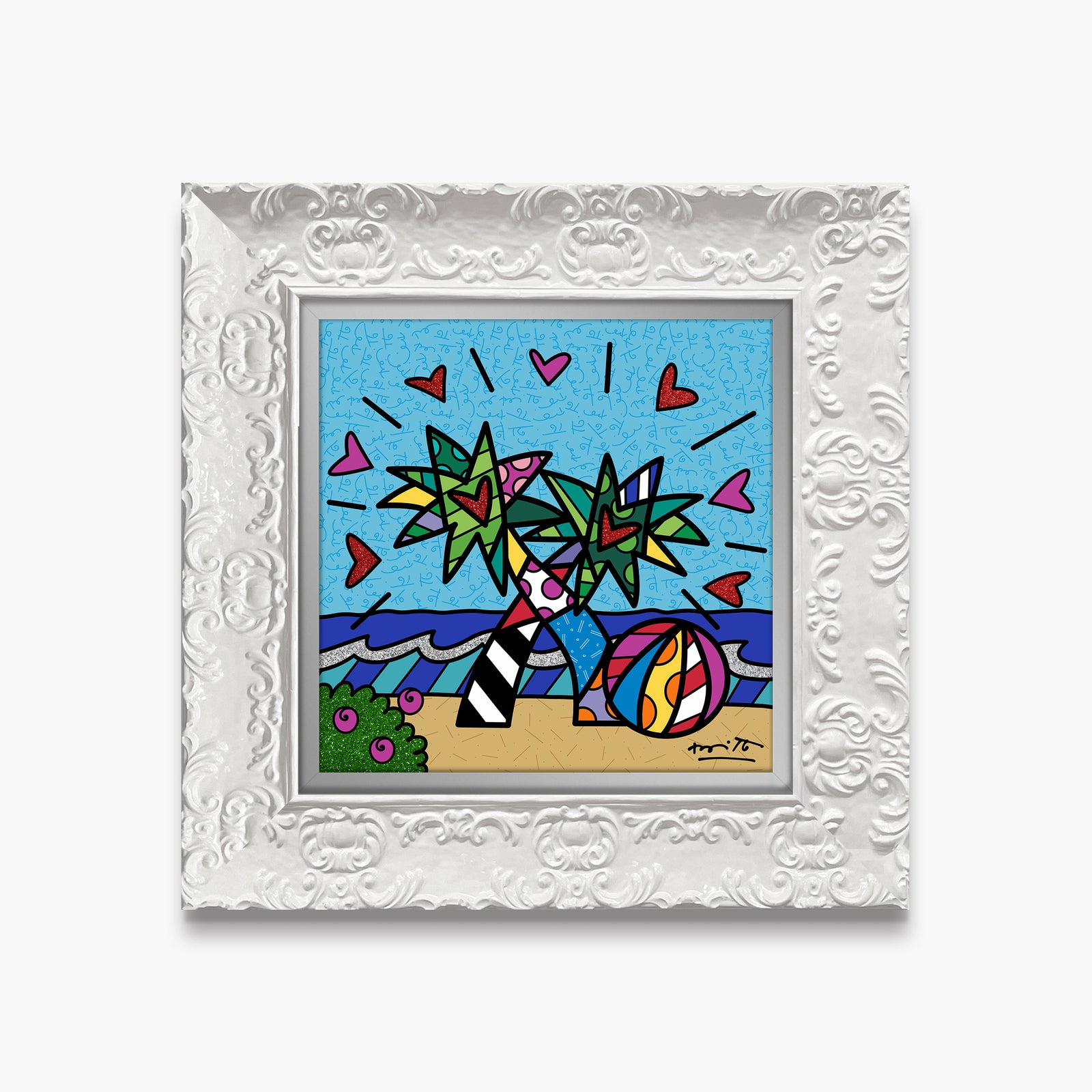miami beach limited edition print artistic colorful design collectible